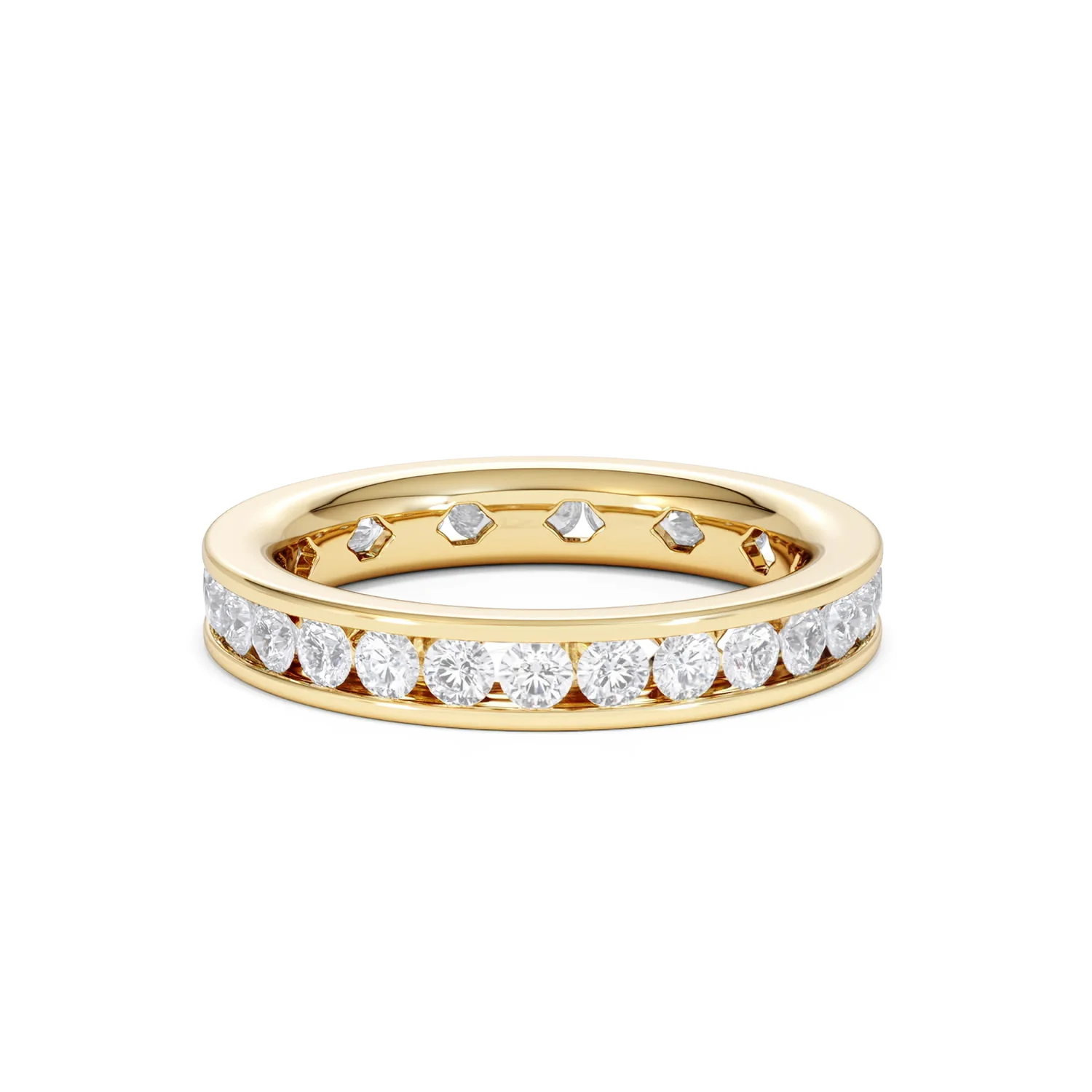 Diamond Eternity Ring Rae Channel Set 1.50ct H/Si in 18K Gold - Image 22