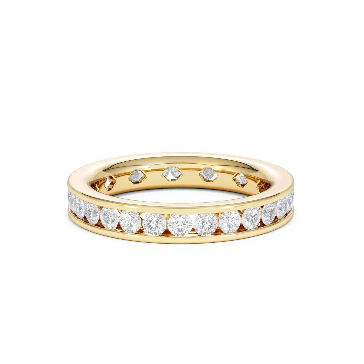 Diamond Eternity Ring Rae Channel Set 1.50ct H/Si in 18K Gold - Image 25