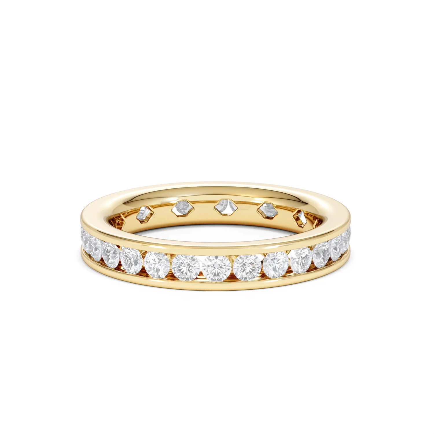 Diamond Eternity Ring Rae Channel Set 1.50ct H/Si in 18K Gold - Image 28