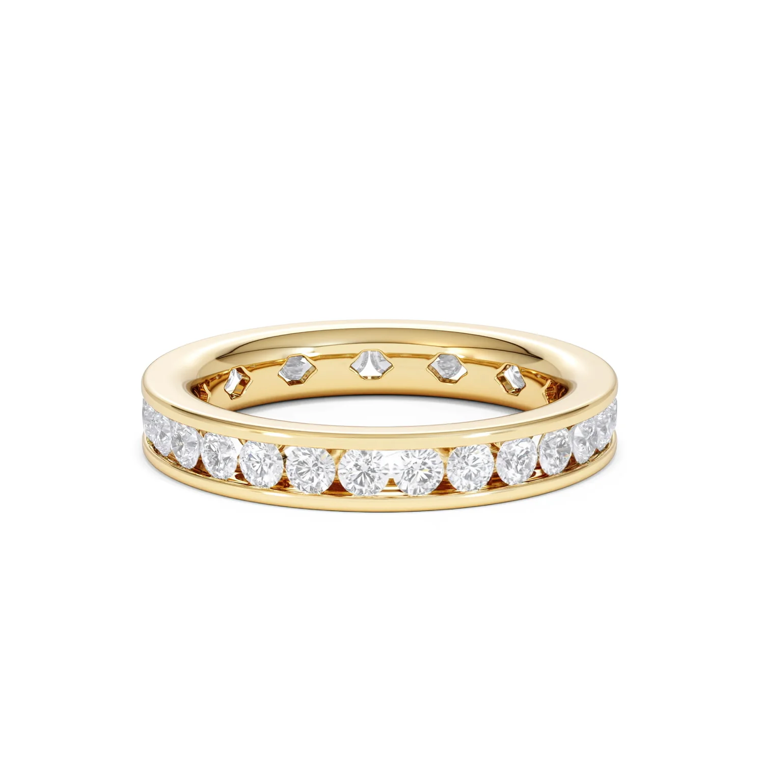 Diamond Eternity Ring Rae Channel Set 1.50ct H/Si in 18K Gold - Image 30