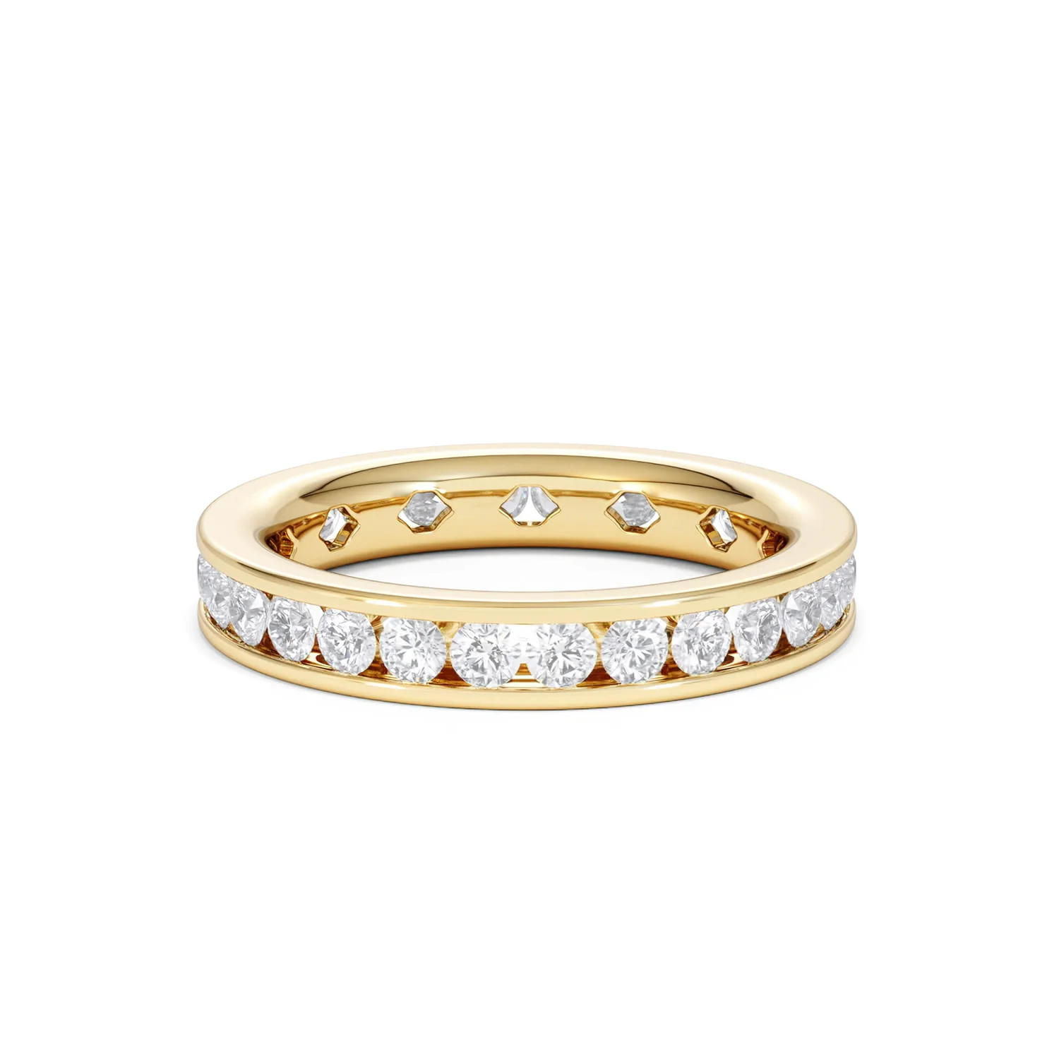 Diamond Eternity Ring Rae Channel Set 1.50ct H/Si in 18K Gold - Image 35
