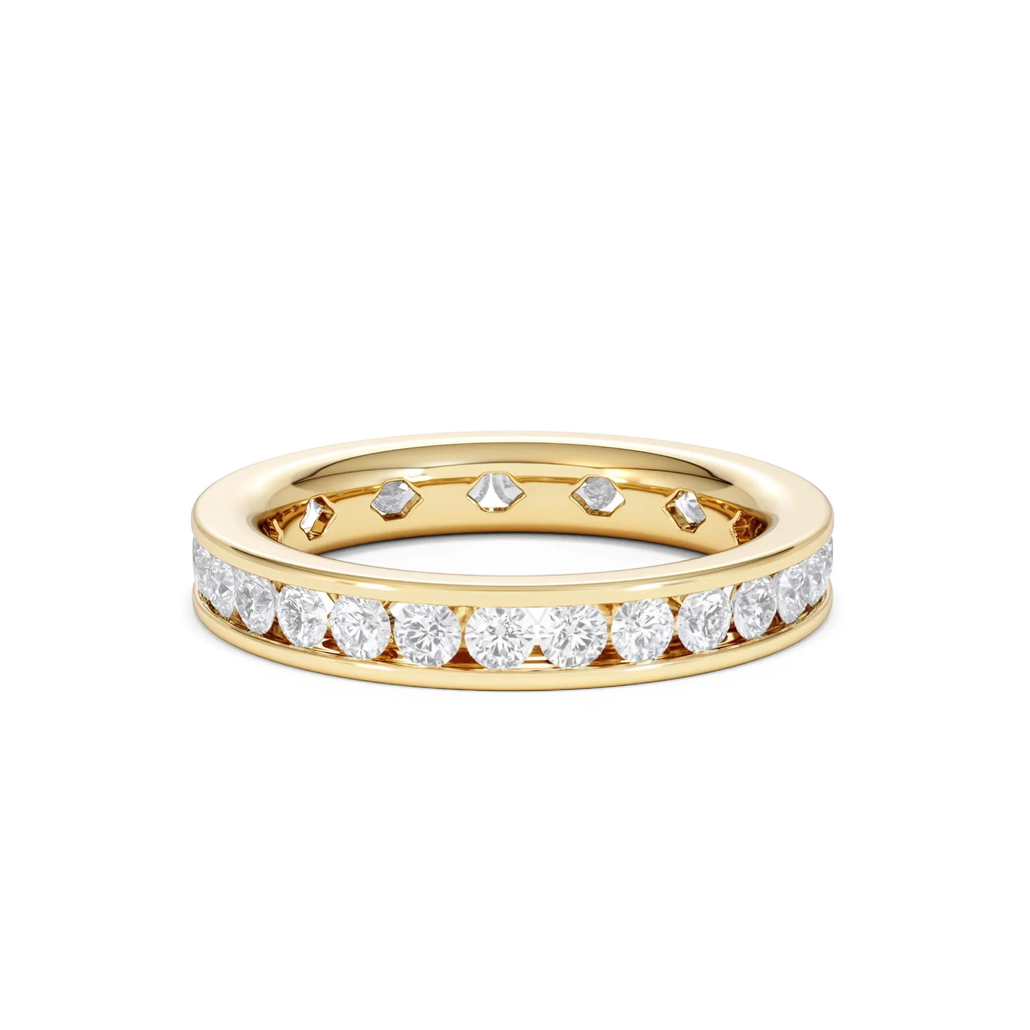 Diamond Eternity Ring Rae Channel Set 1.50ct H/Si in 18K Gold - Image 36