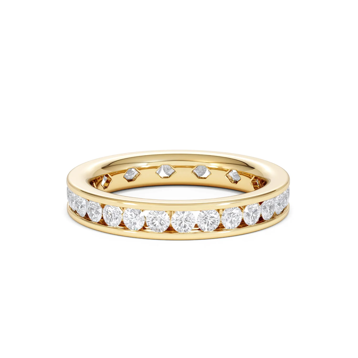 Diamond Eternity Ring Rae Channel Set 1.50ct H/Si in 18K Gold - Image 37