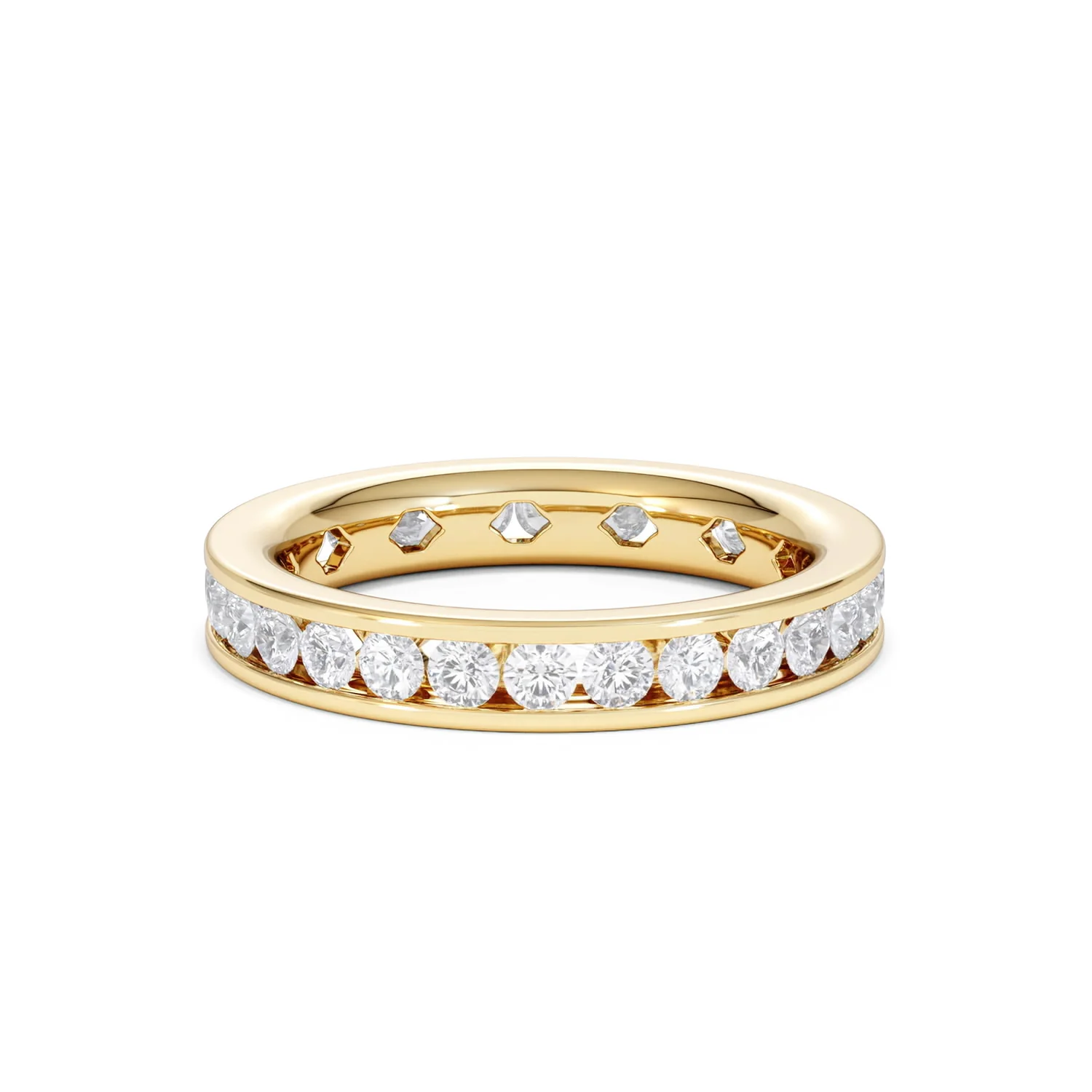 Diamond Eternity Ring Rae Channel Set 1.50ct H/Si in 18K Gold - Image 42