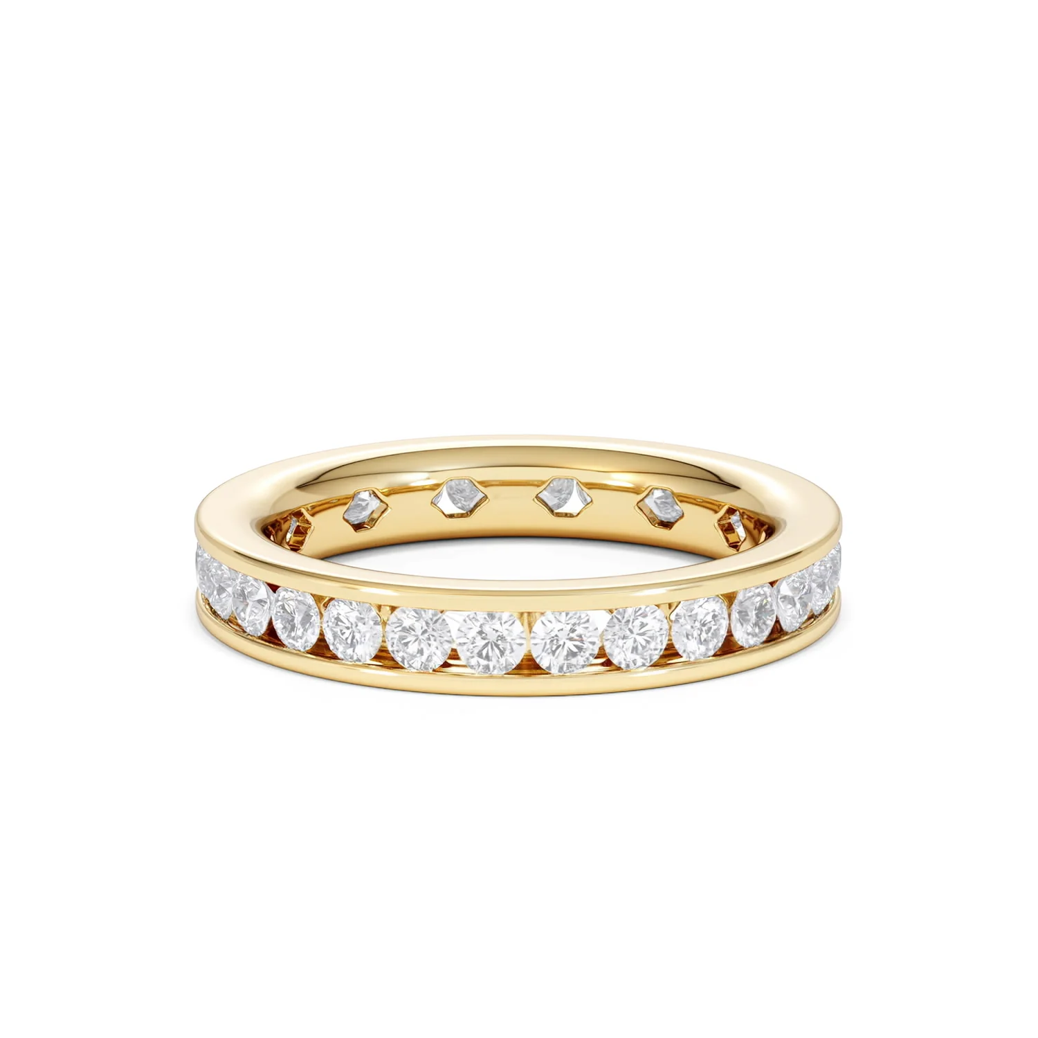 Diamond Eternity Ring Rae Channel Set 1.50ct H/Si in 18K Gold - Image 44