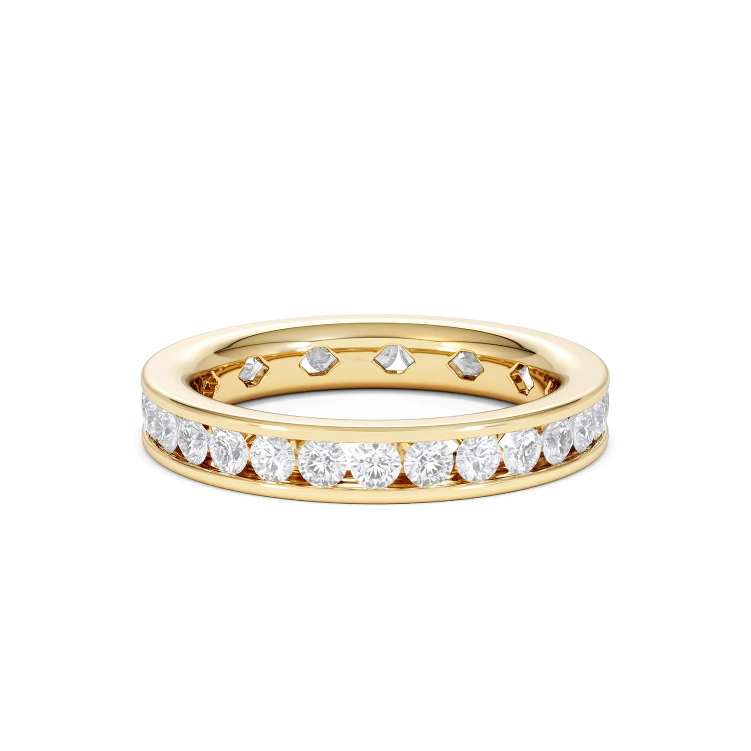 Diamond Eternity Ring Rae Channel Set 1.50ct H/Si in 18K Gold - Image 45