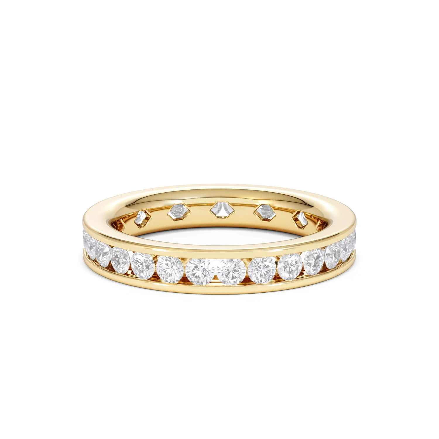 Diamond Eternity Ring Rae Channel Set 1.50ct H/Si in 18K Gold - Image 46