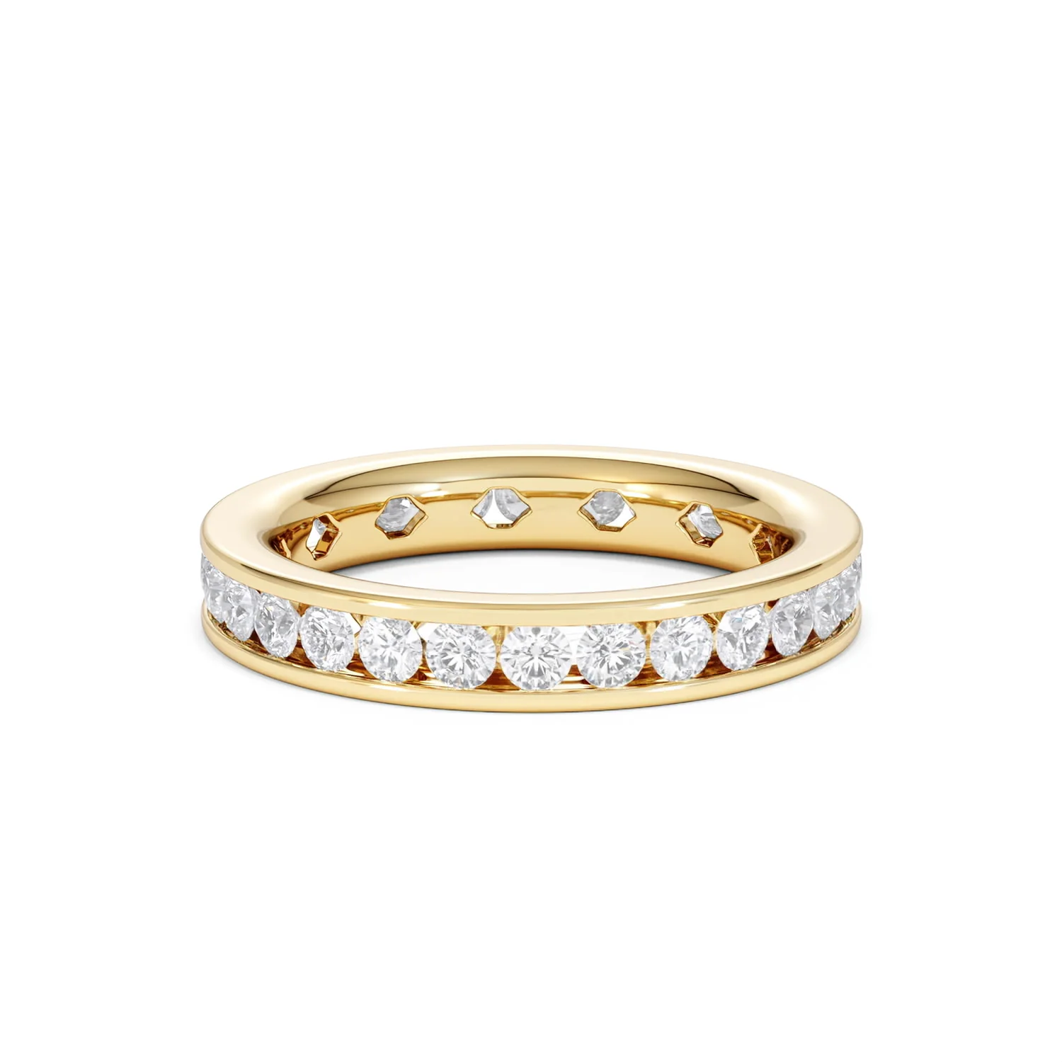 Diamond Eternity Ring Rae Channel Set 1.50ct H/Si in 18K Gold - Image 48
