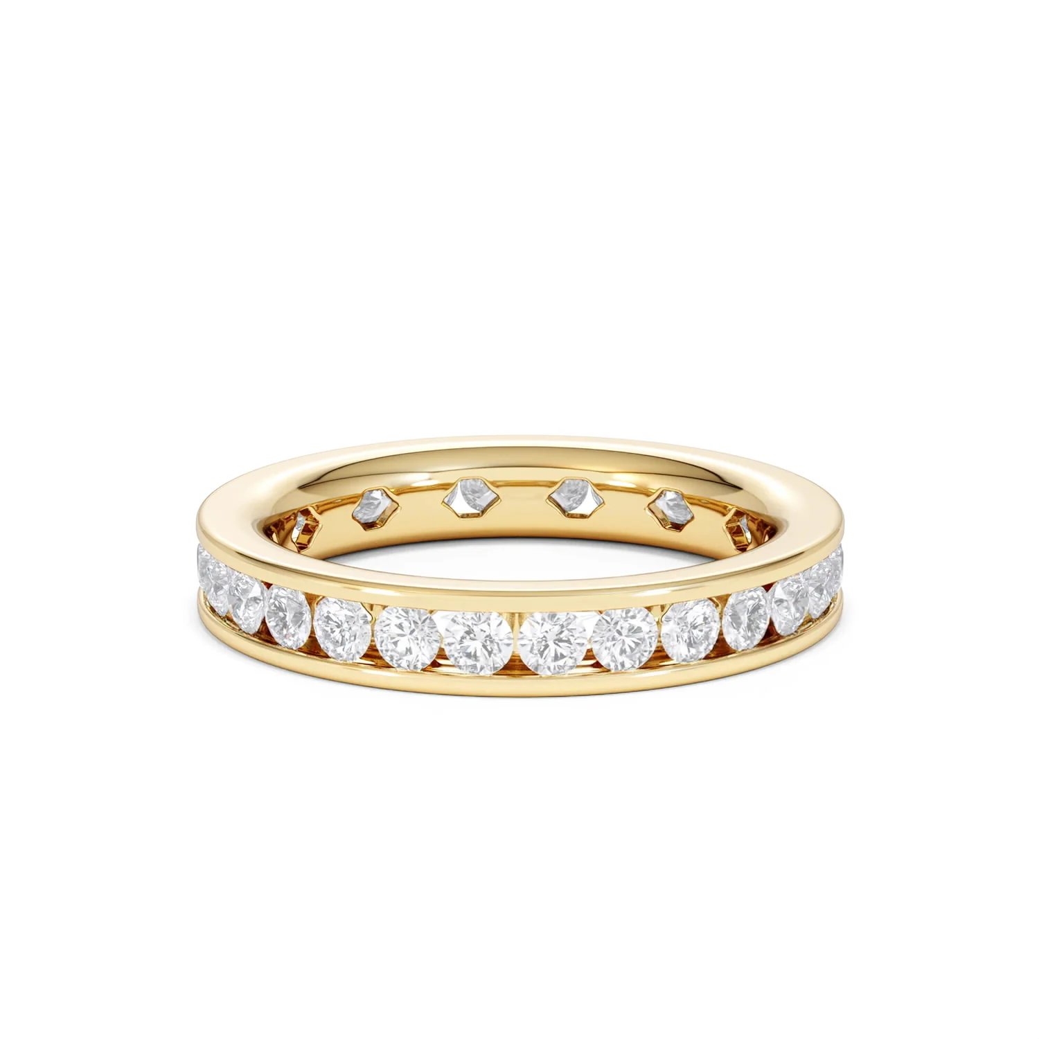 Diamond Eternity Ring Rae Channel Set 1.50ct H/Si in 18K Gold - Image 49