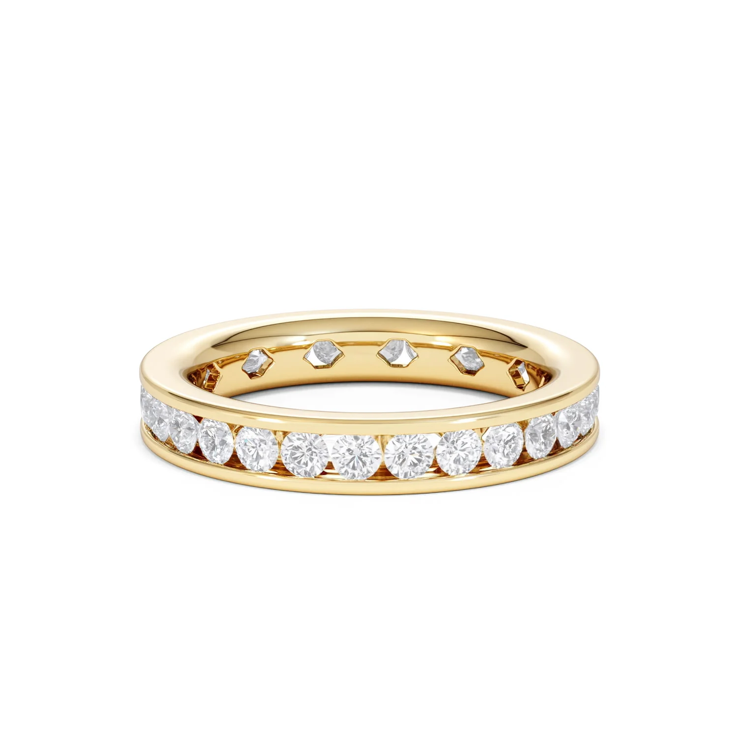 Diamond Eternity Ring Rae Channel Set 1.50ct H/Si in 18K Gold - Image 50