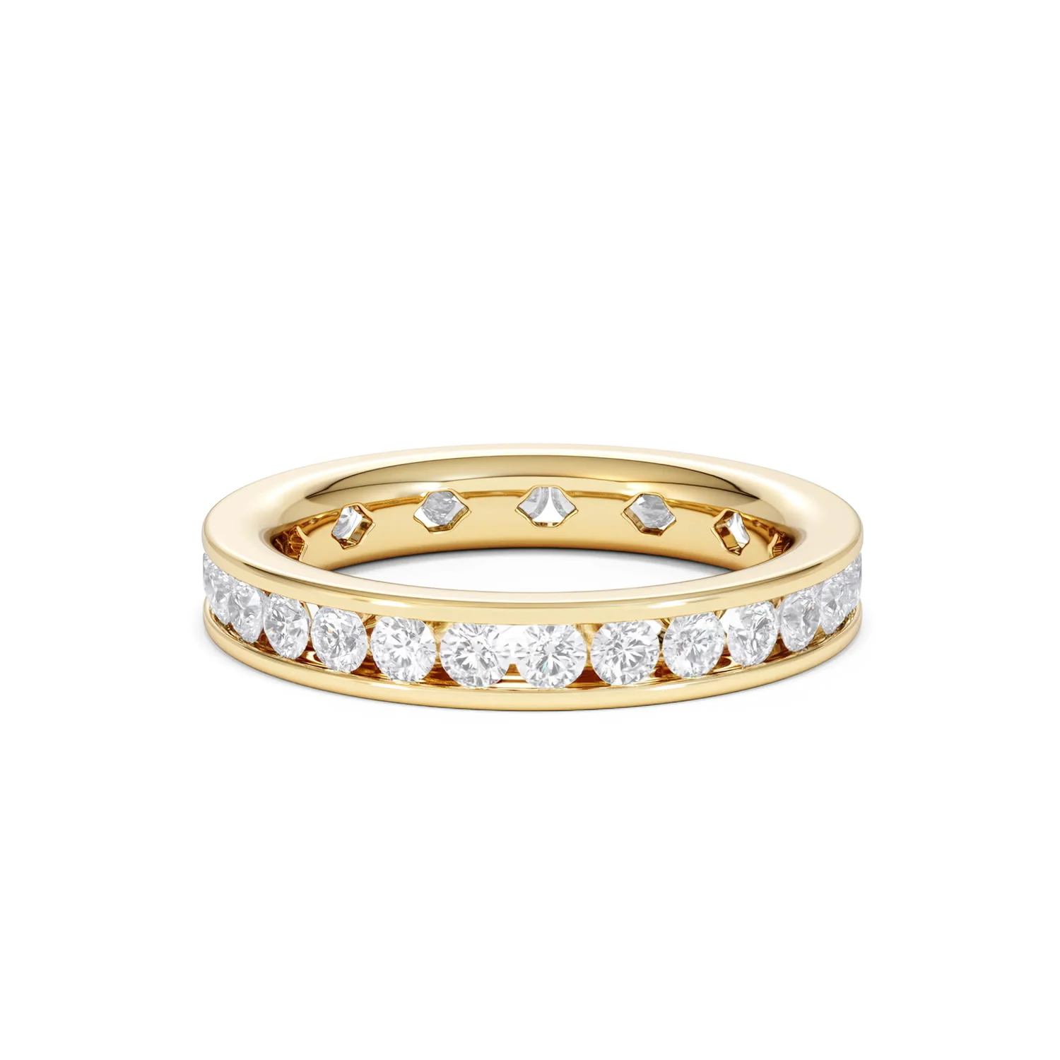 Diamond Eternity Ring Rae Channel Set 1.50ct H/Si in 18K Gold - Image 57