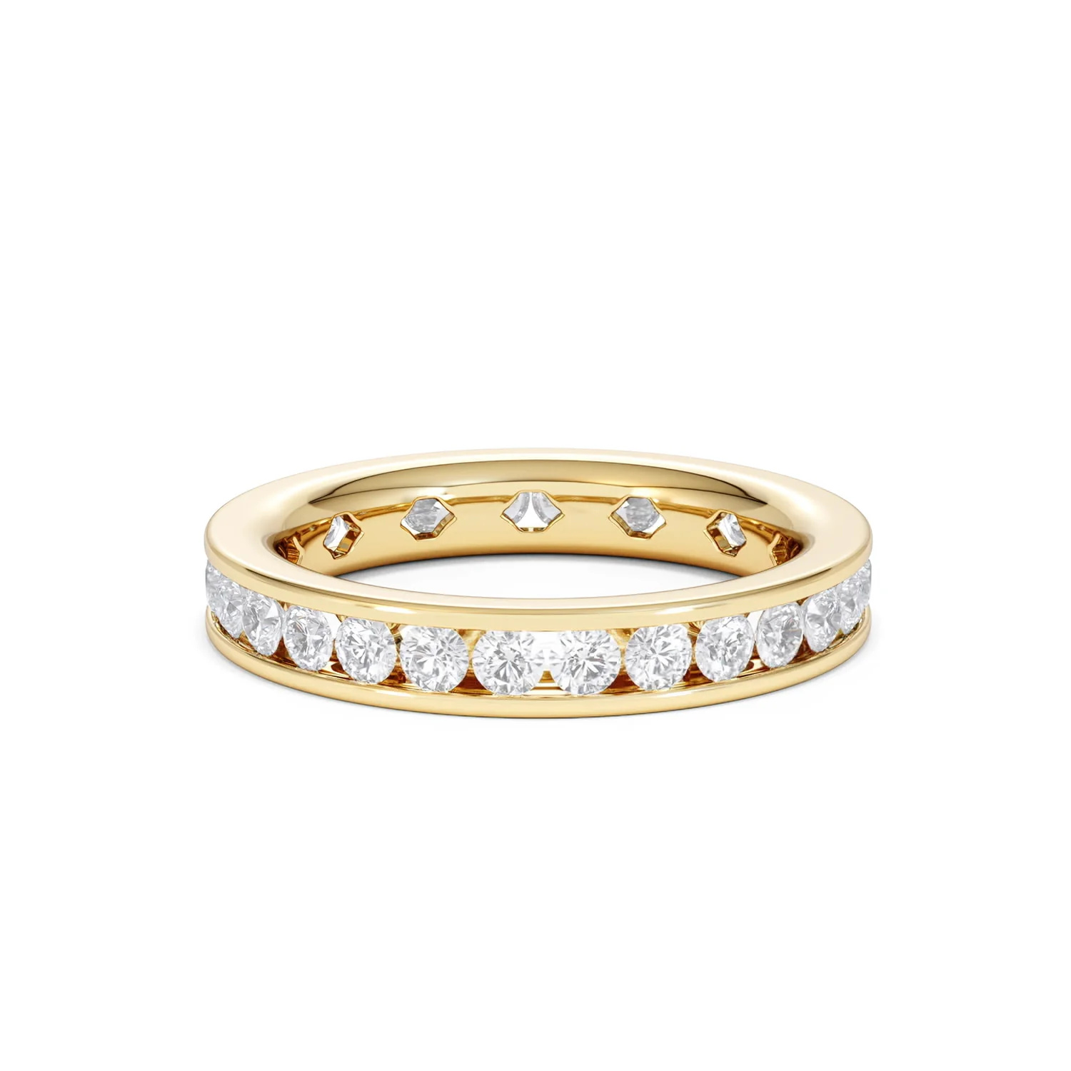 Diamond Eternity Ring Rae Channel Set 1.50ct H/Si in 18K Gold - Image 58