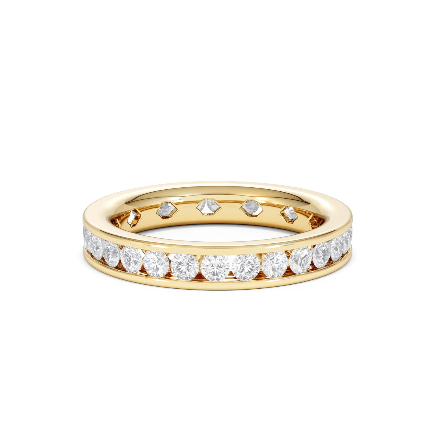 Diamond Eternity Ring Rae Channel Set 1.50ct H/Si in 18K Gold - Image 59