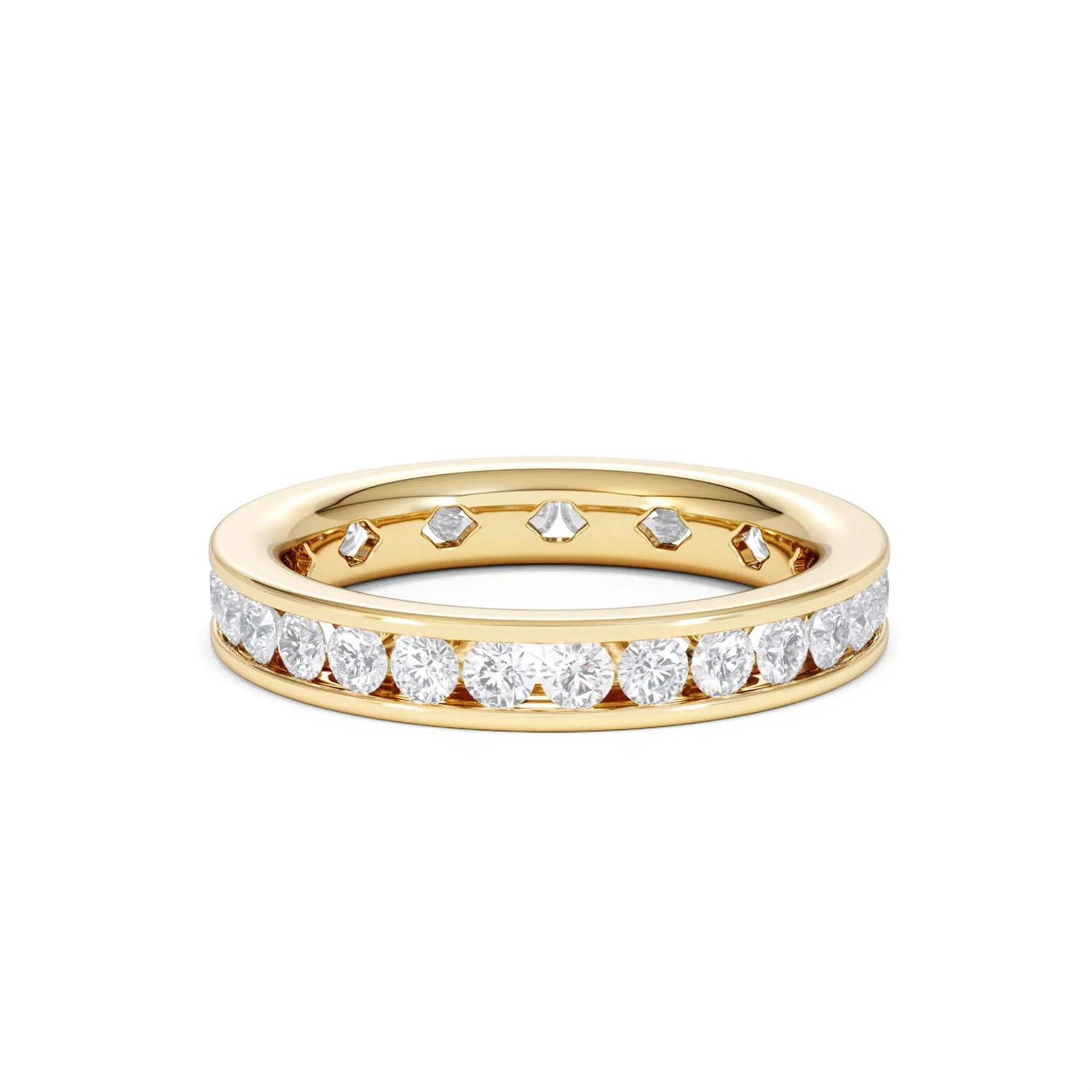 Diamond Eternity Ring Rae Channel Set 1.50ct H/Si in 18K Gold - Image 63