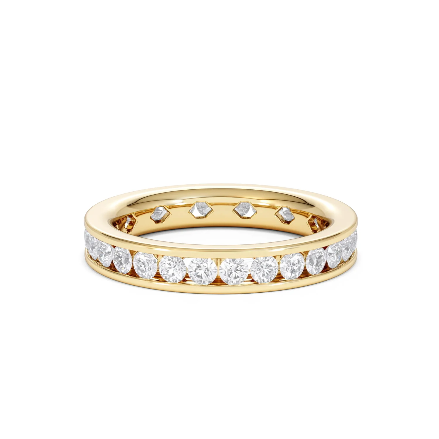 Diamond Eternity Ring Rae Channel Set 1.50ct H/Si in 18K Gold - Image 66
