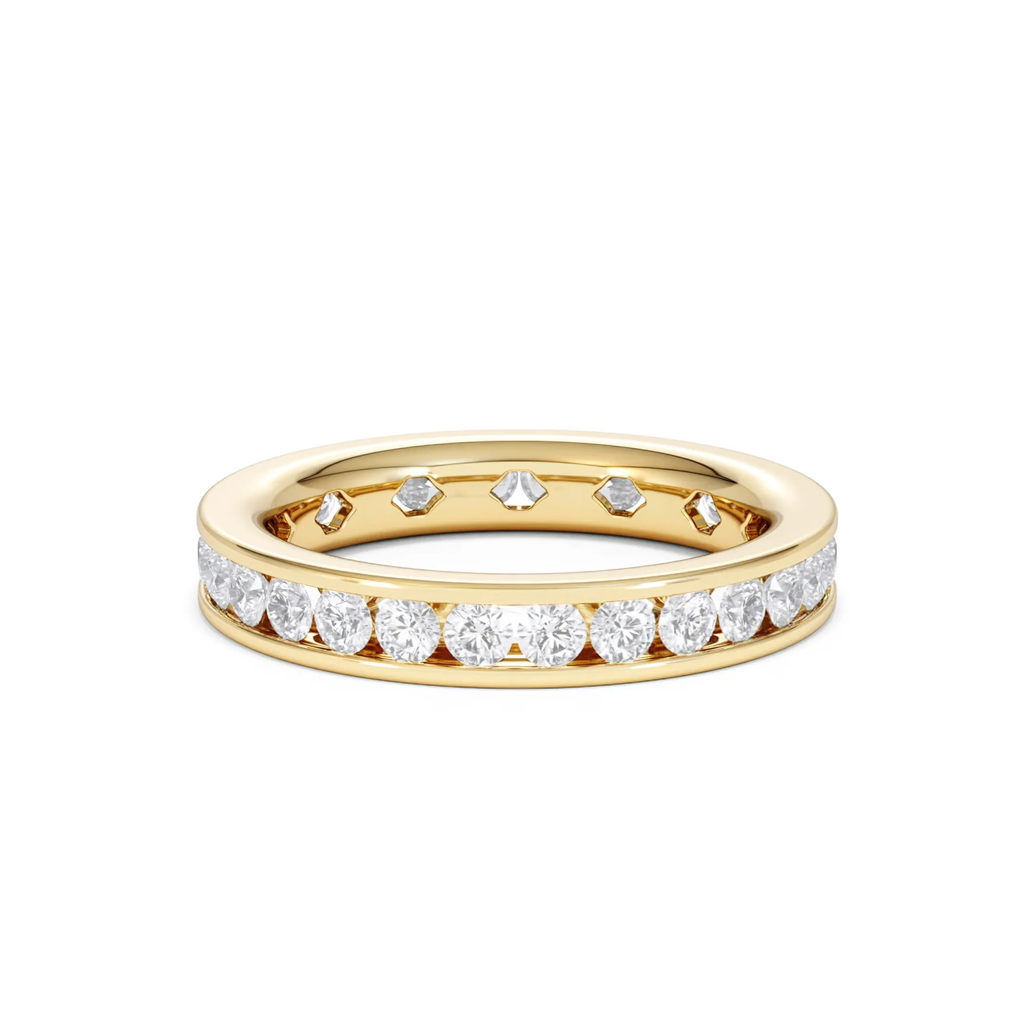 Diamond Eternity Ring Rae Channel Set 1.50ct H/Si in 18K Gold - Image 69
