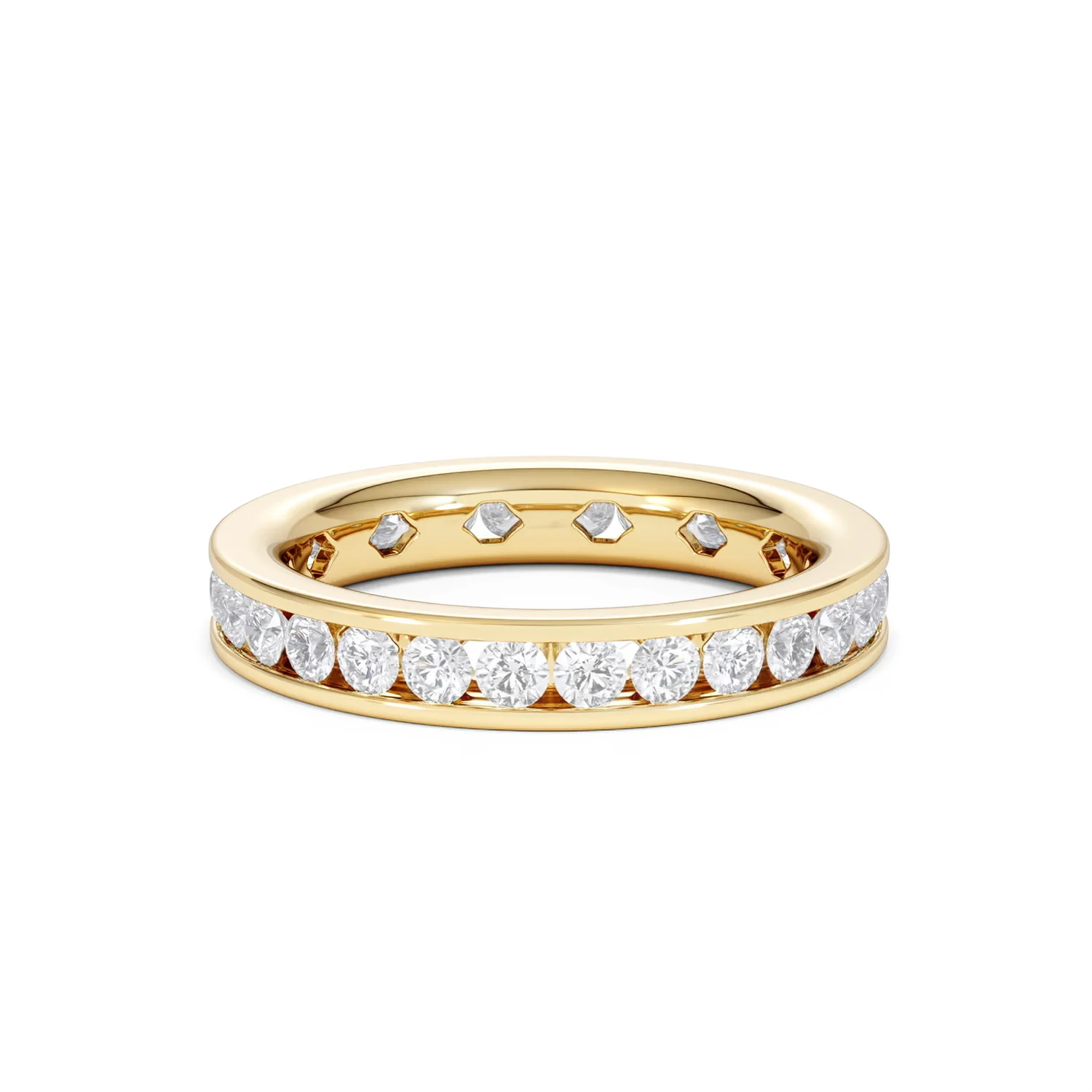 Diamond Eternity Ring Rae Channel Set 1.50ct H/Si in 18K Gold - Image 72