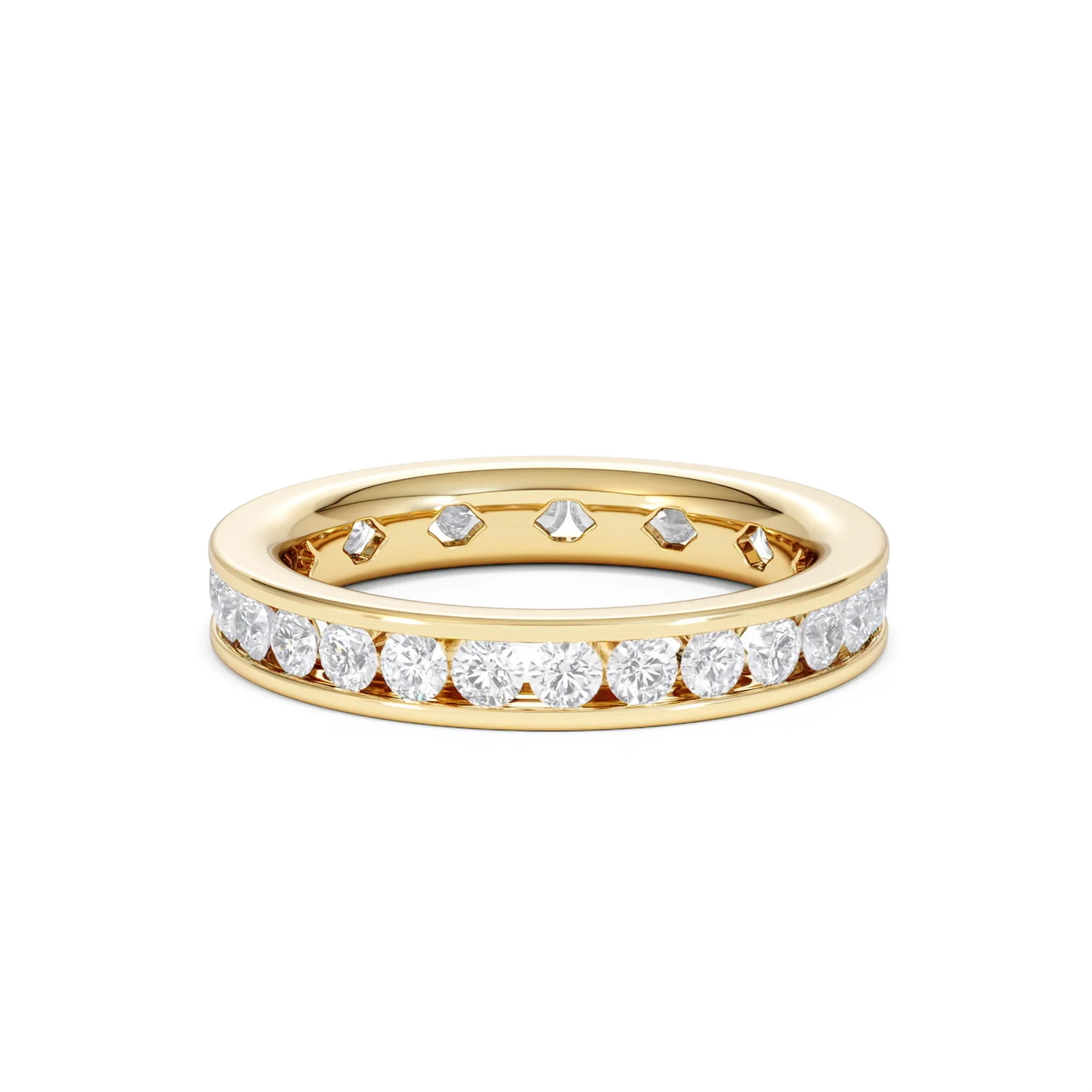 Diamond Eternity Ring Rae Channel Set 1.50ct H/Si in 18K Gold - Image 74