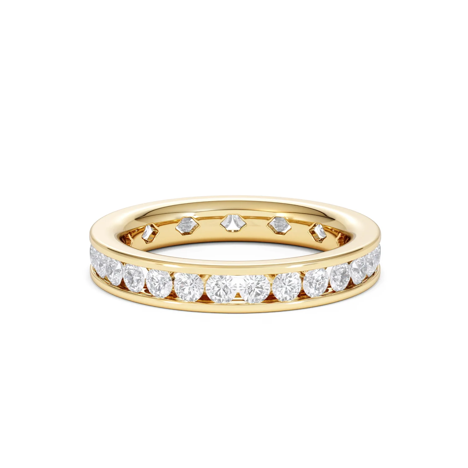 Diamond Eternity Ring Rae Channel Set 1.50ct H/Si in 18K Gold - Image 75