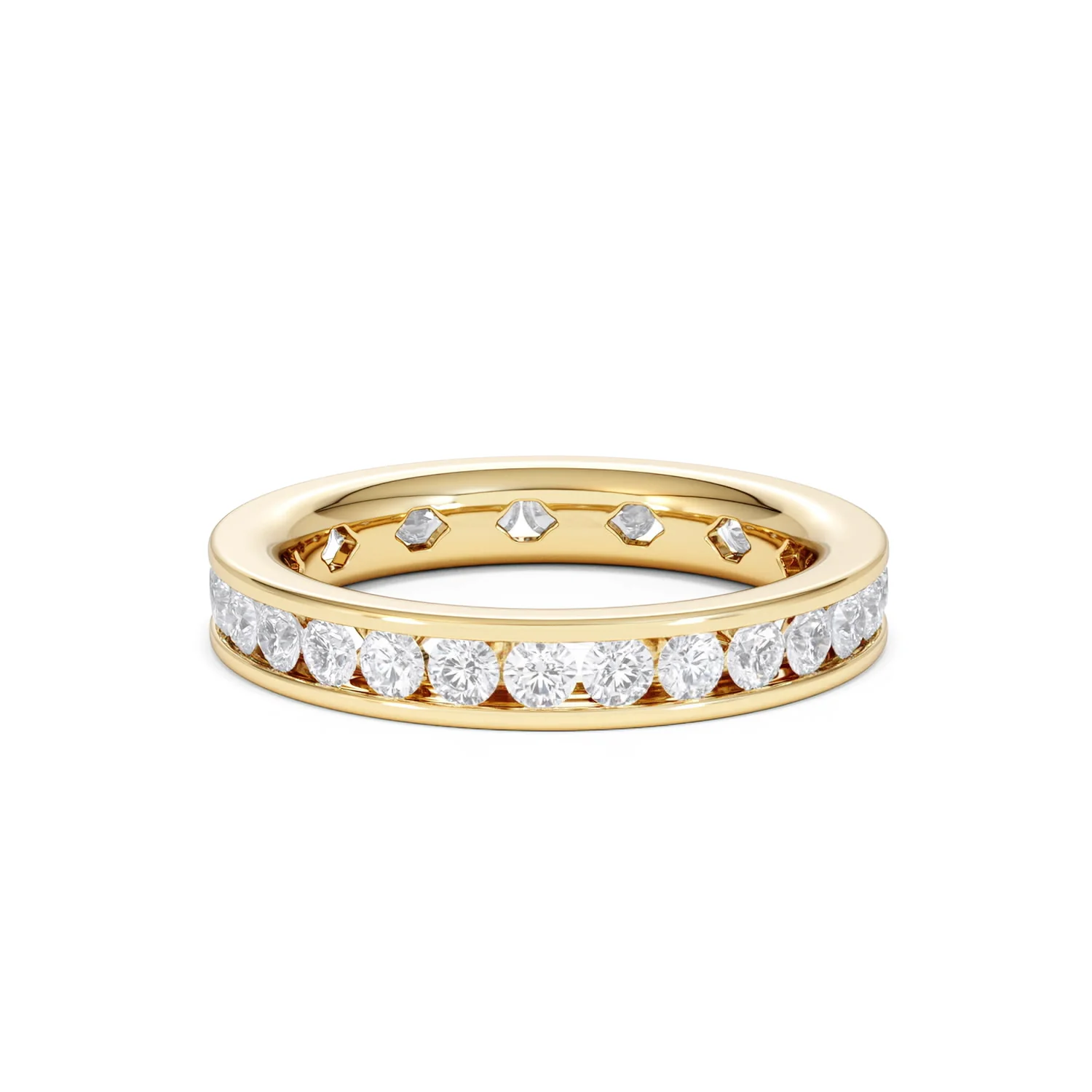 Diamond Eternity Ring Rae Channel Set 1.50ct H/Si in 18K Gold - Image 76