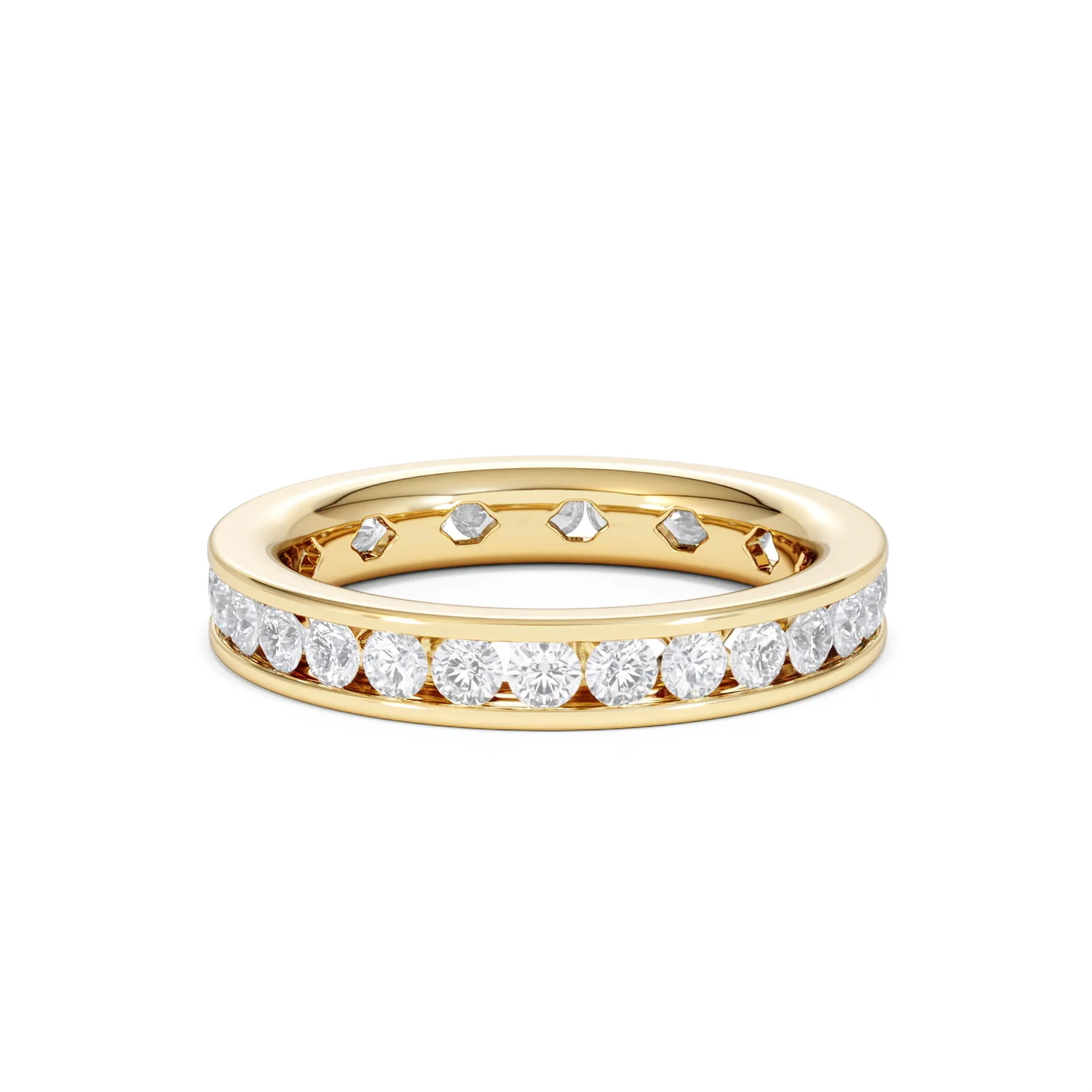 Diamond Eternity Ring Rae Channel Set 1.50ct H/Si in 18K Gold - Image 79