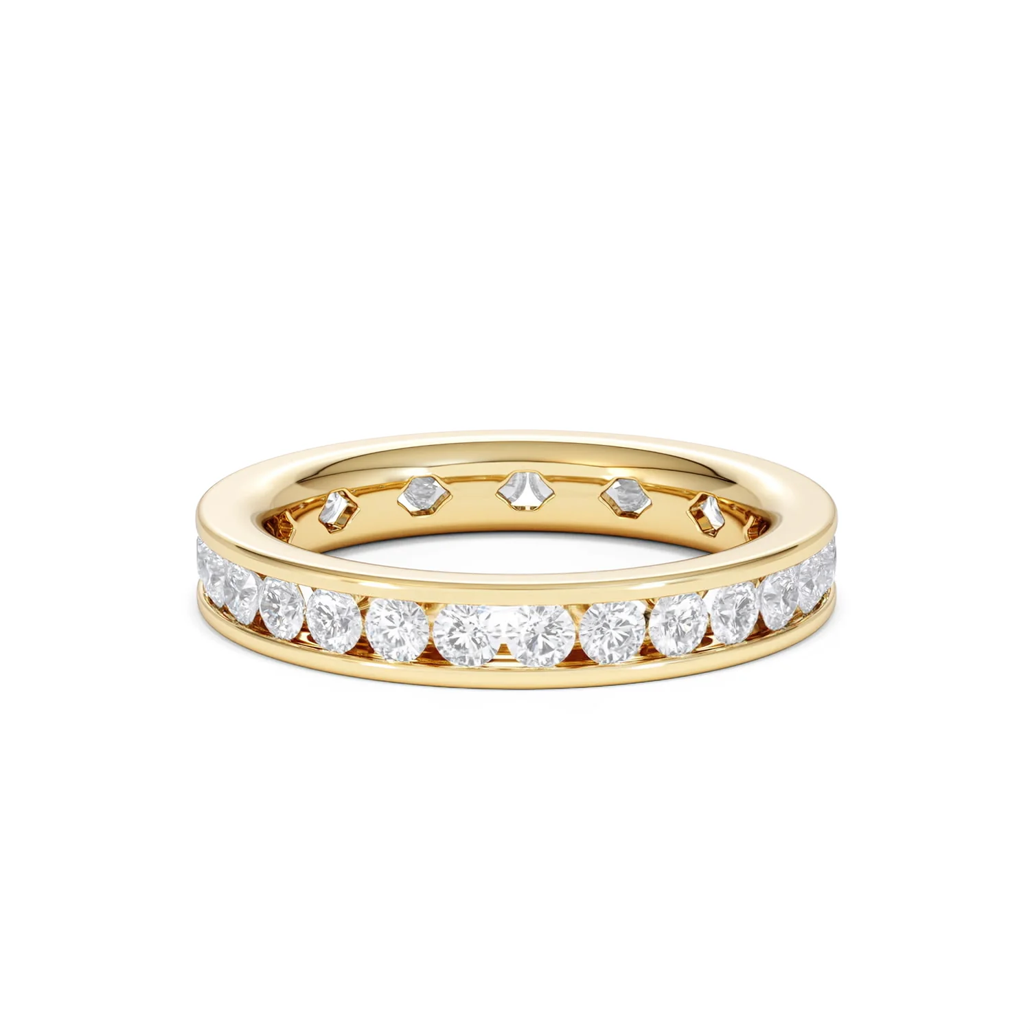 Diamond Eternity Ring Rae Channel Set 1.50ct H/Si in 18K Gold - Image 80