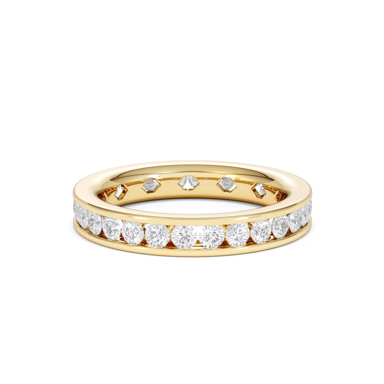 Diamond Eternity Ring Rae Channel Set 1.50ct H/Si in 18K Gold - Image 81