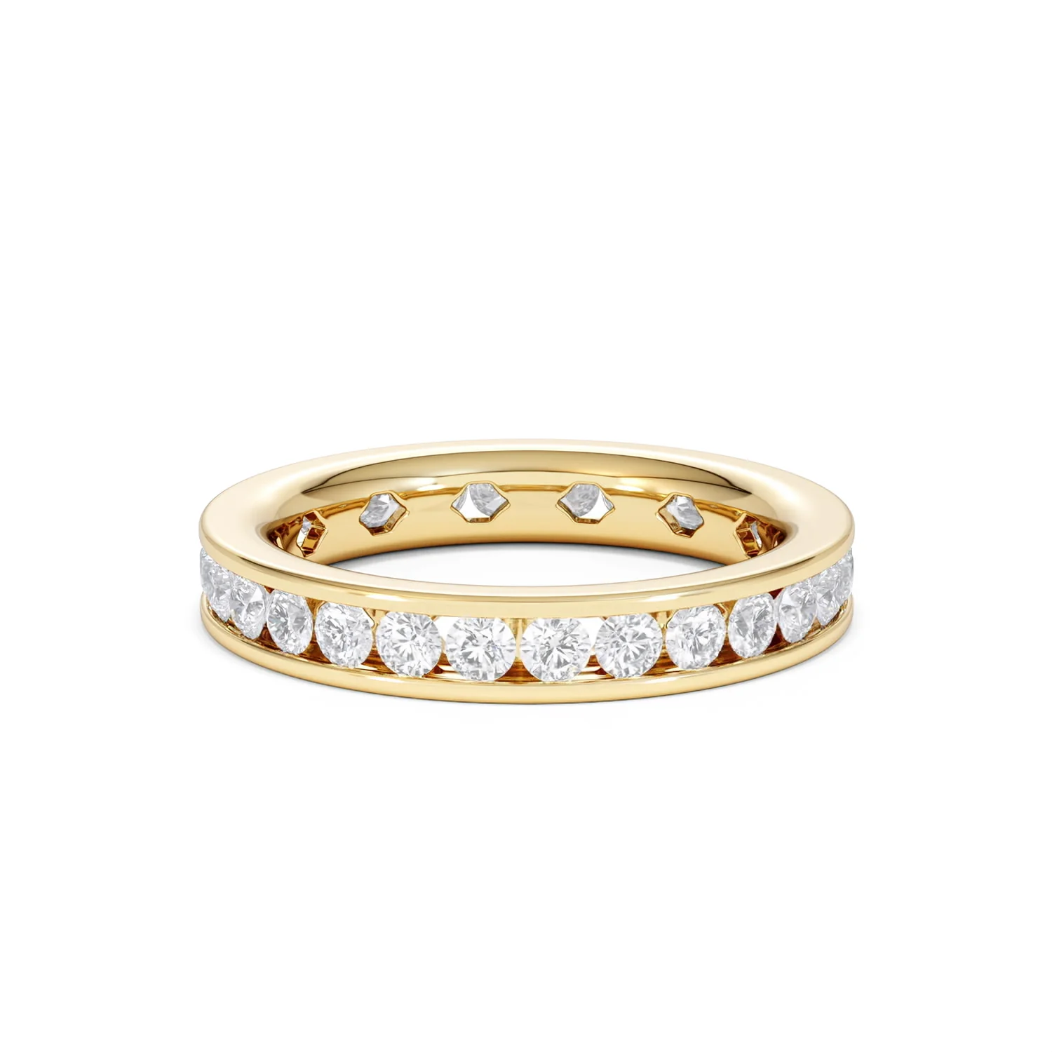Diamond Eternity Ring Rae Channel Set 1.50ct H/Si in 18K Gold - Image 83
