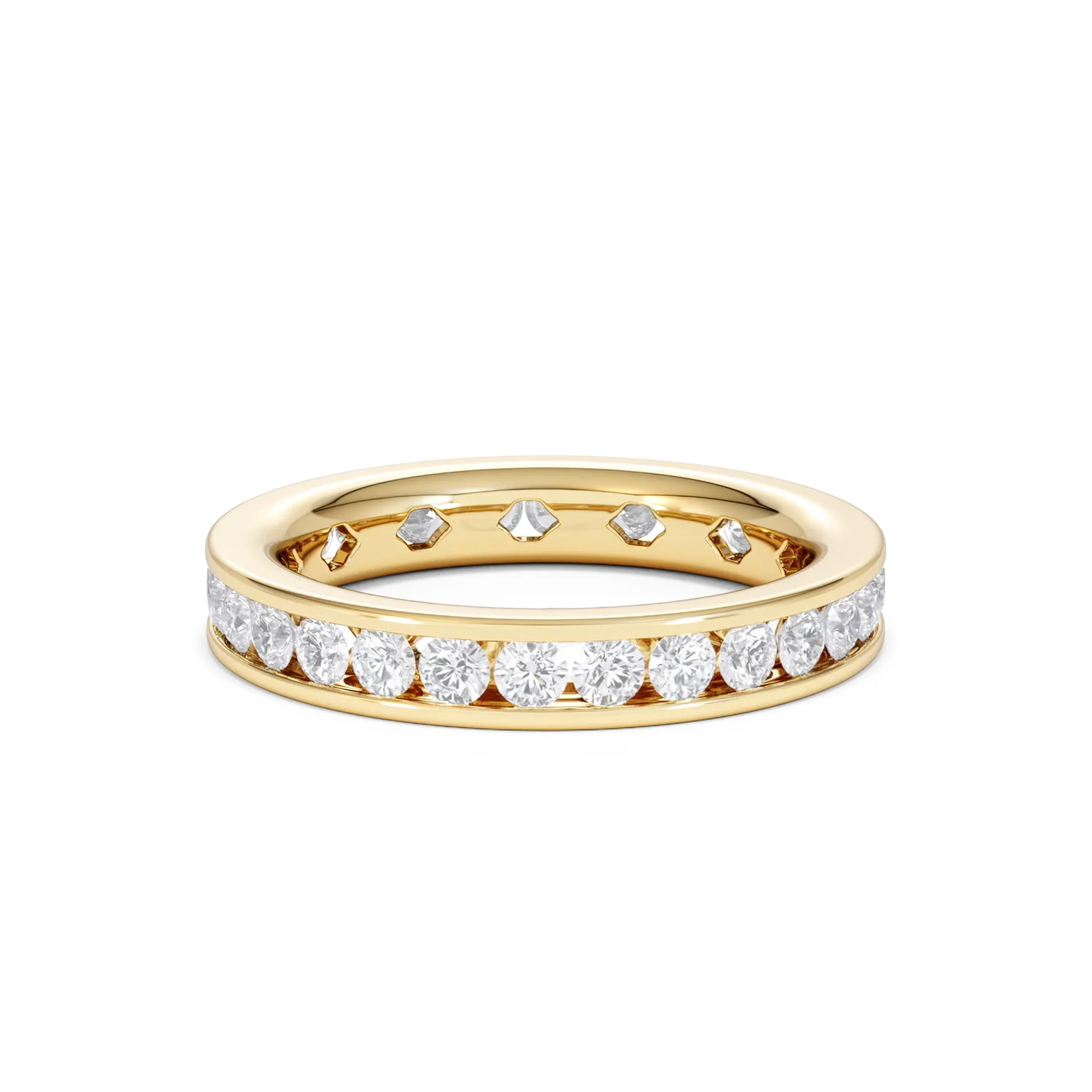 Diamond Eternity Ring Rae Channel Set 1.50ct H/Si in 18K Gold - Image 87
