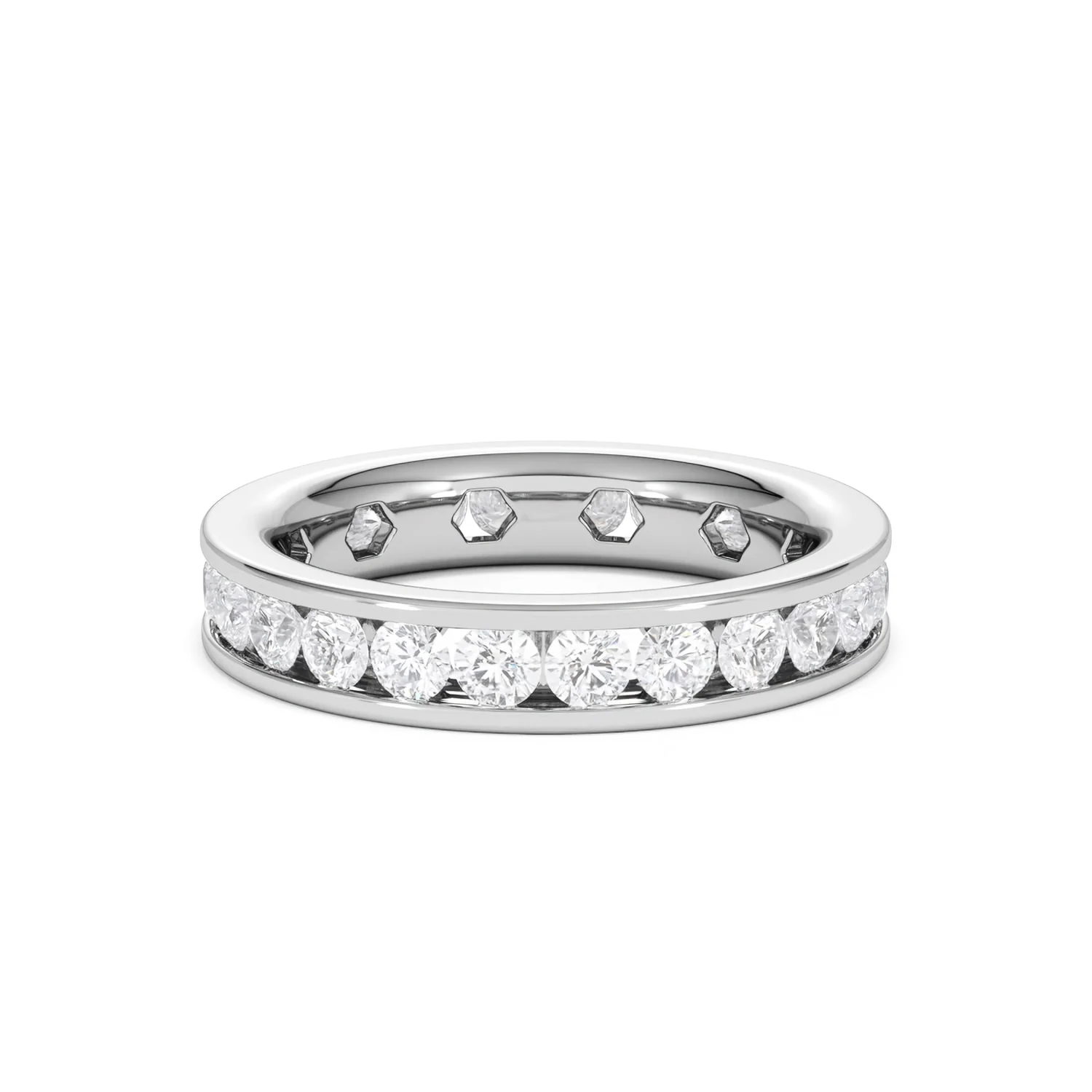 Diamond Eternity Ring Rae Channel Set 2.00ct G/Vs in Platinum - Image 46