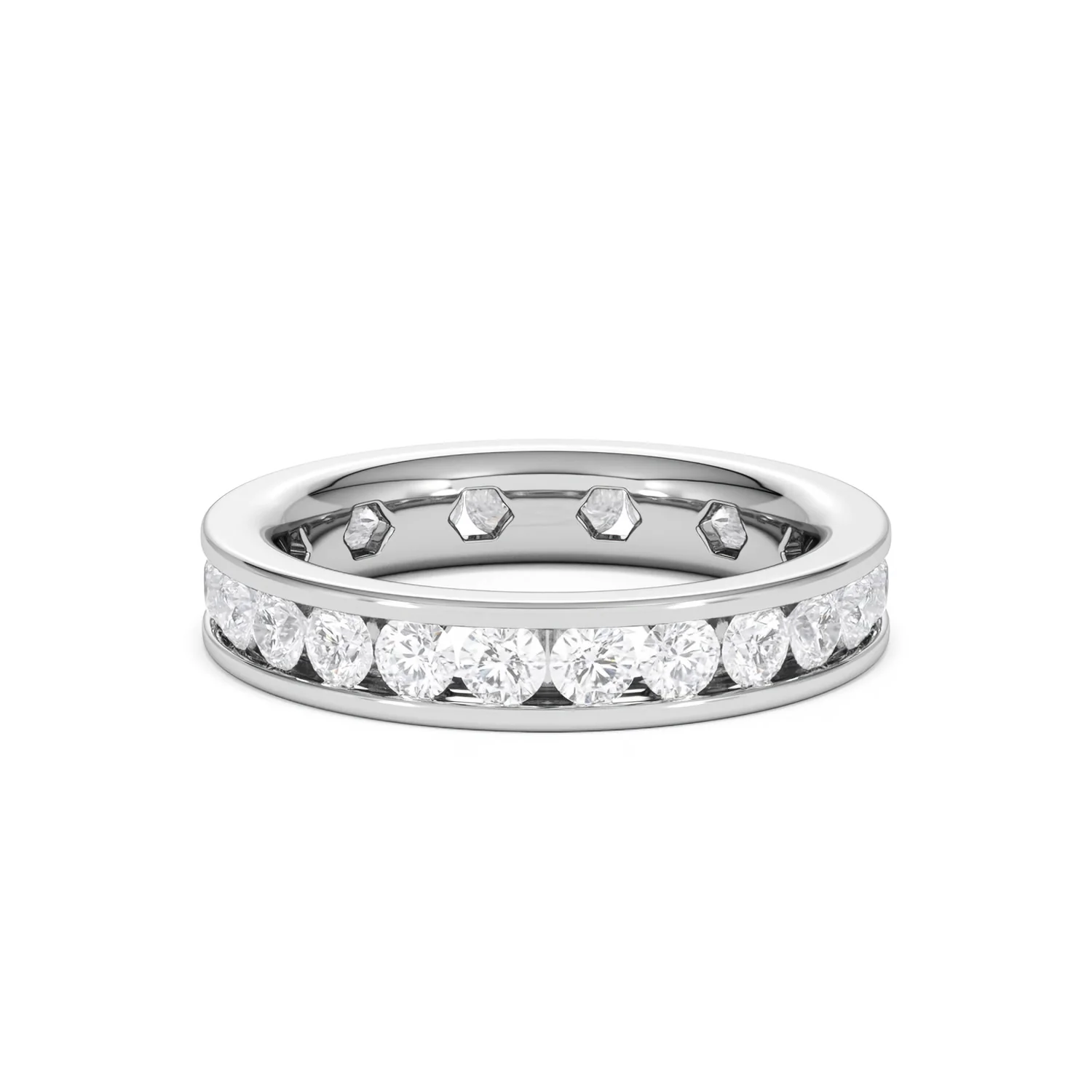 Diamond Eternity Ring Rae Channel Set 2.00ct G/Vs in Platinum - Image 86
