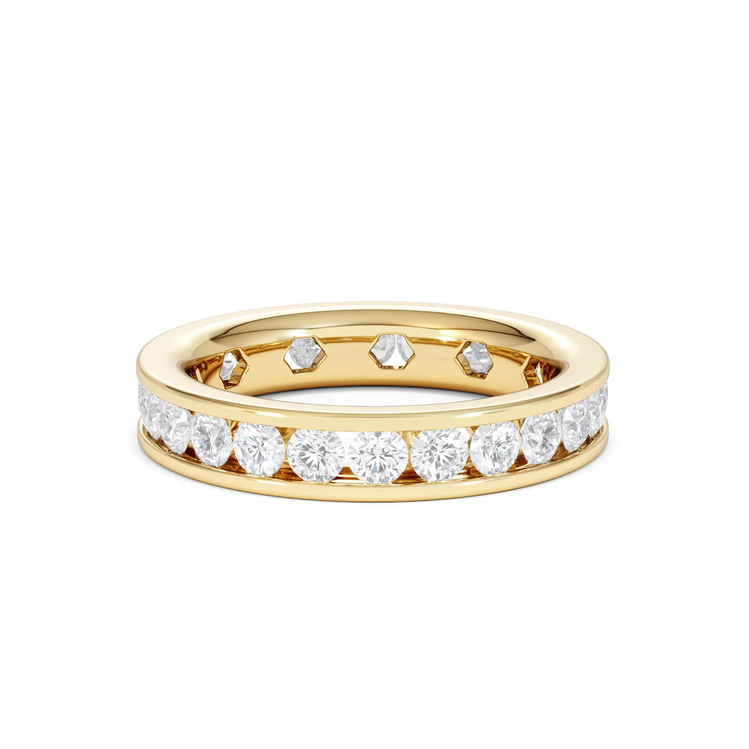 Diamond Eternity Ring Rae Channel Set 2.00ct H/Si in 18K Gold - Image 15