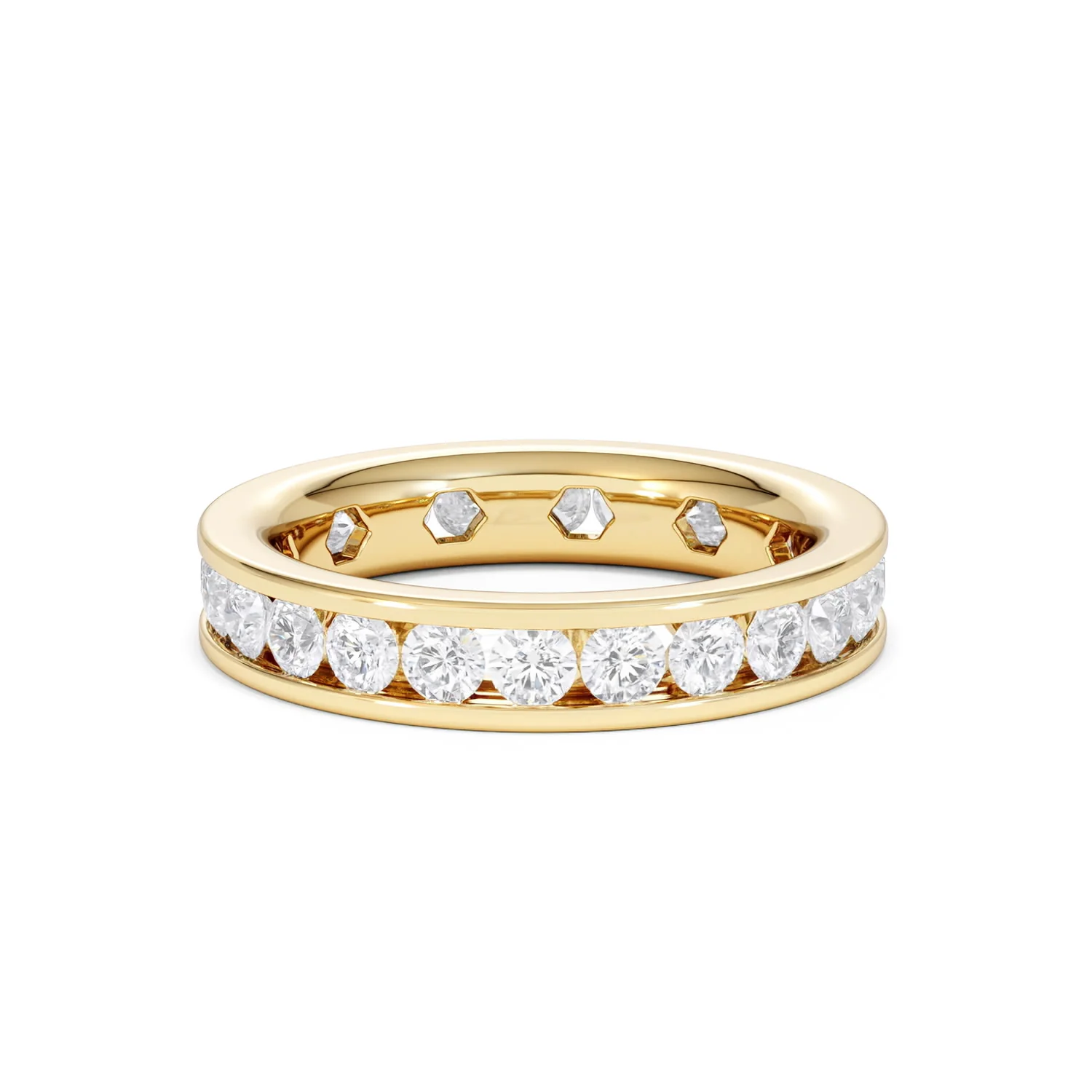 Diamond Eternity Ring Rae Channel Set 2.00ct H/Si in 18K Gold - Image 21