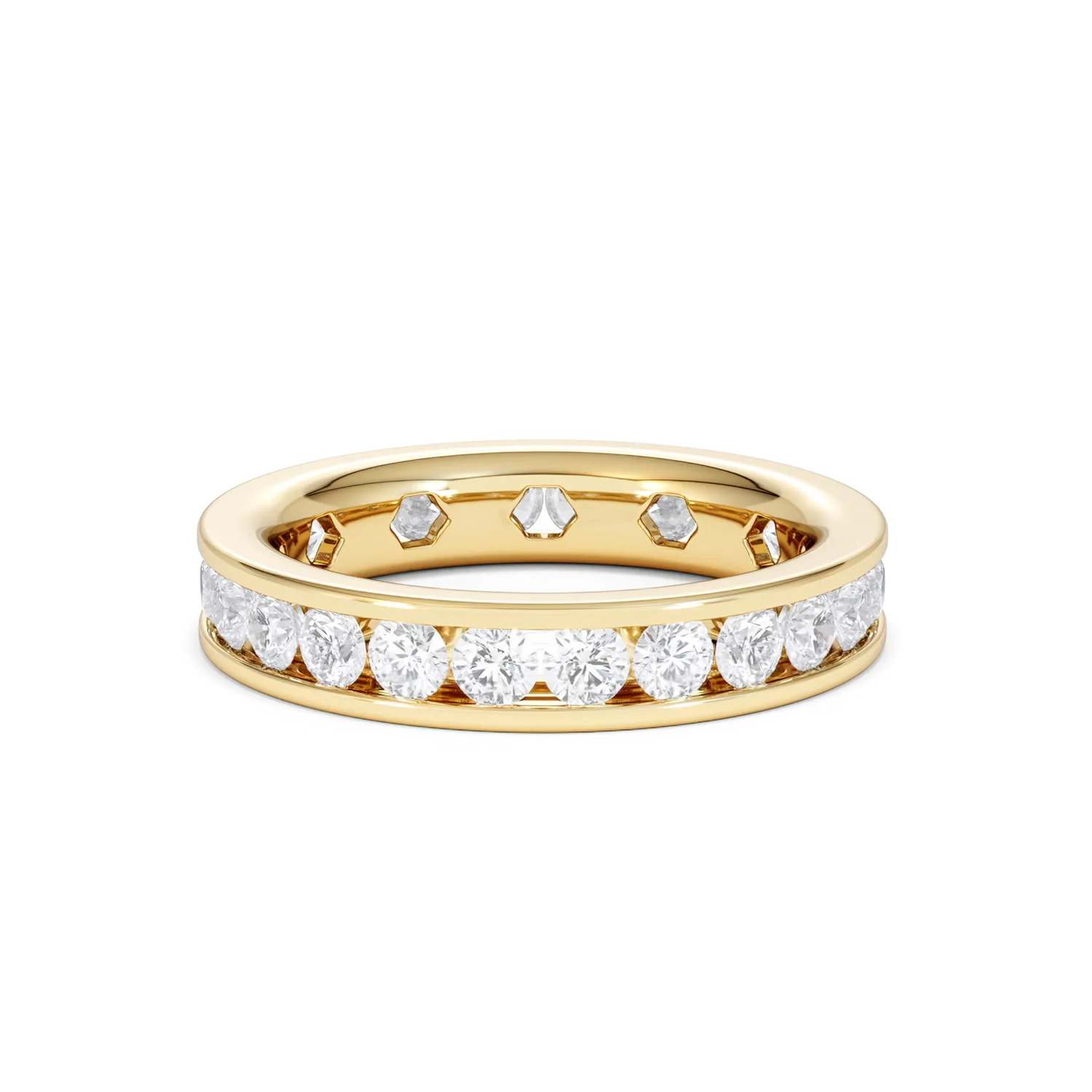 Diamond Eternity Ring Rae Channel Set 2.00ct H/Si in 18K Gold - Image 23