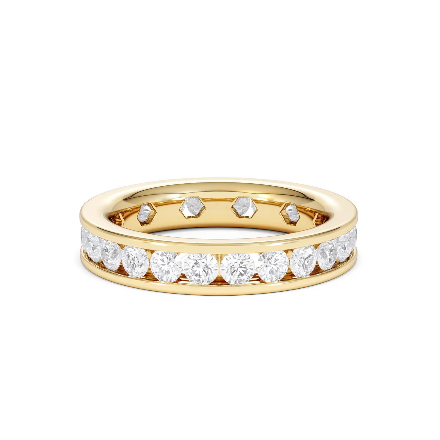 Diamond Eternity Ring Rae Channel Set 2.00ct H/Si in 18K Gold - Image 33