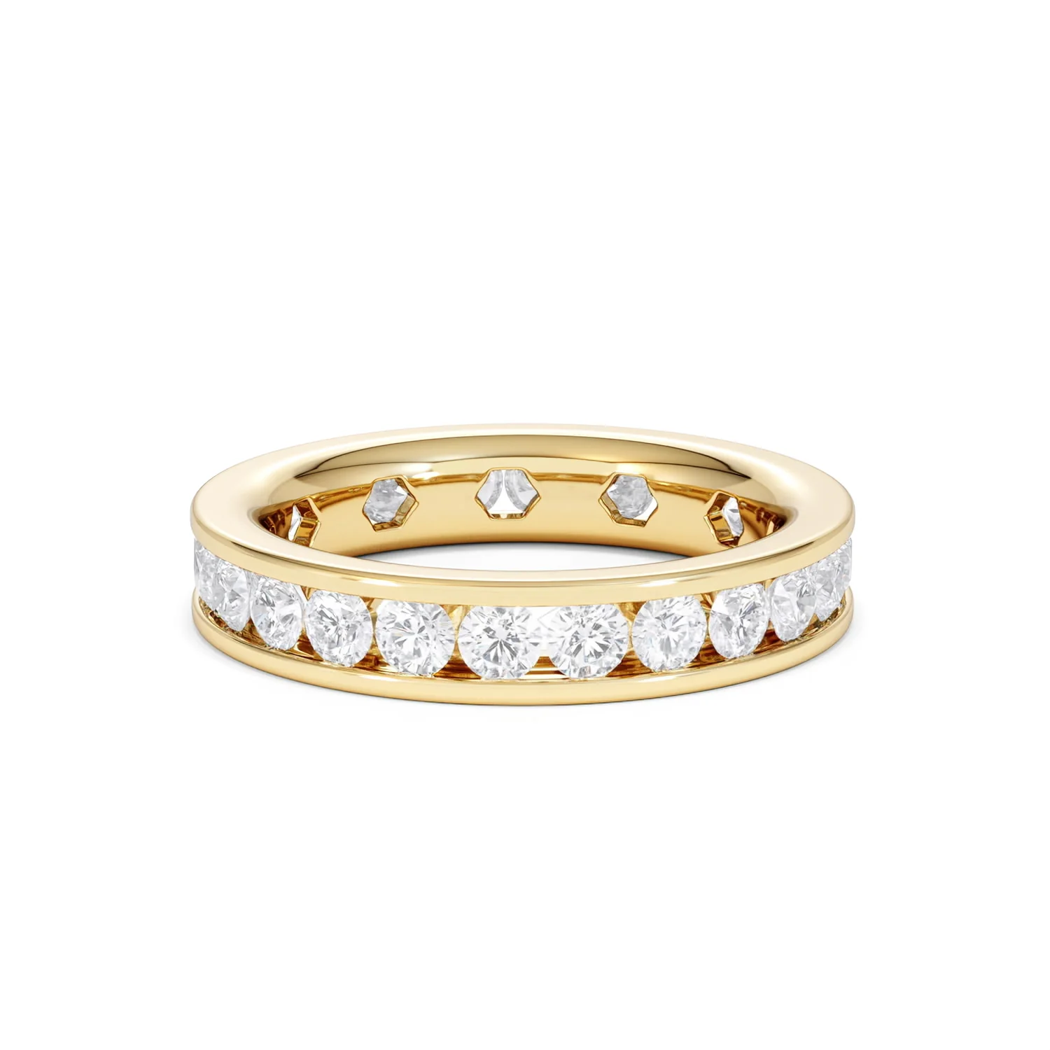 Diamond Eternity Ring Rae Channel Set 2.00ct H/Si in 18K Gold - Image 37