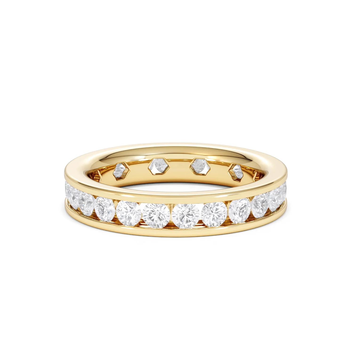 Diamond Eternity Ring Rae Channel Set 2.00ct H/Si in 18K Gold - Image 39