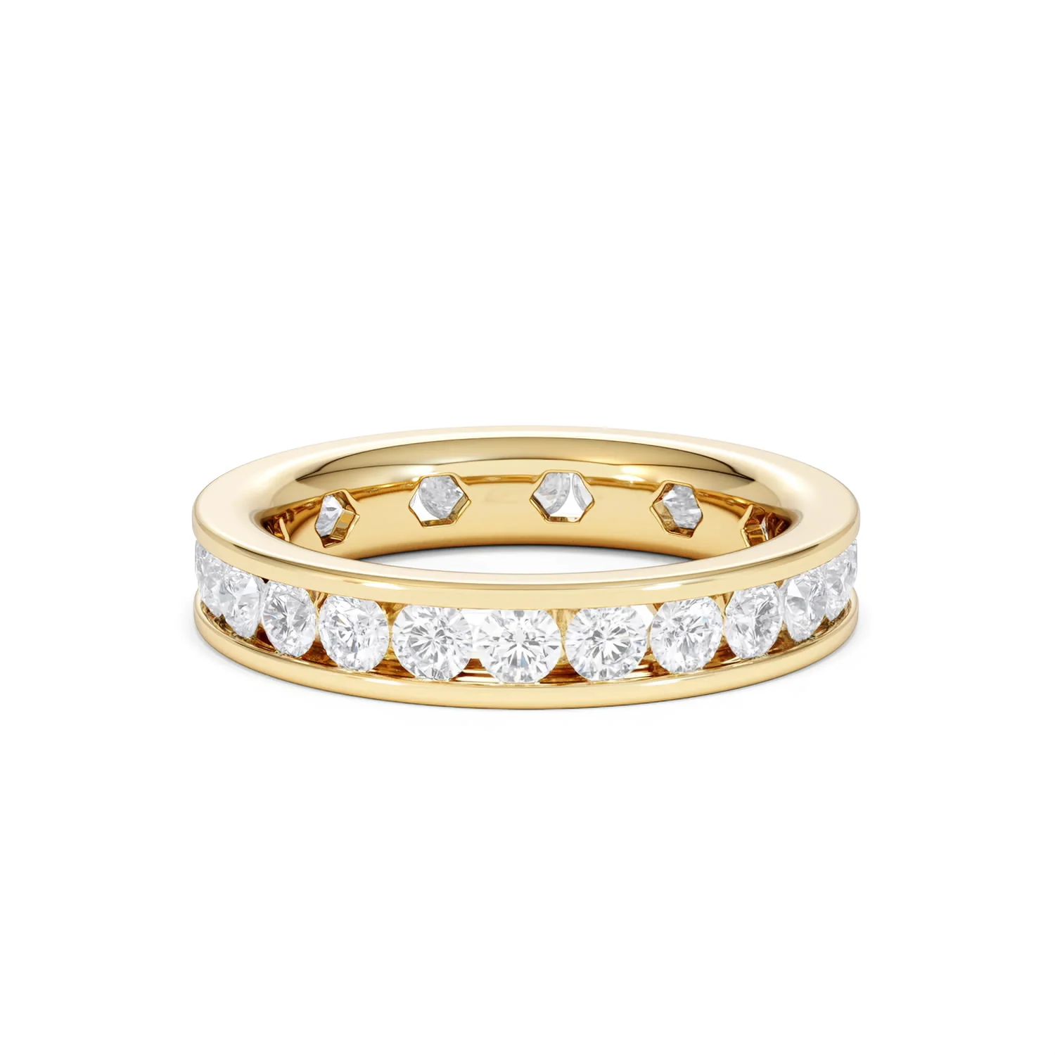 Diamond Eternity Ring Rae Channel Set 2.00ct H/Si in 18K Gold - Image 41