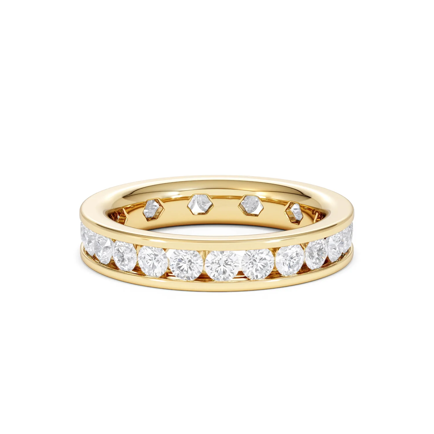 Diamond Eternity Ring Rae Channel Set 2.00ct H/Si in 18K Gold - Image 45