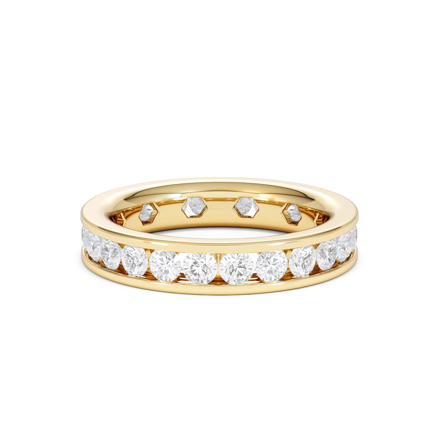 Diamond Eternity Ring Rae Channel Set 2.00ct H/Si in 18K Gold - Image 46