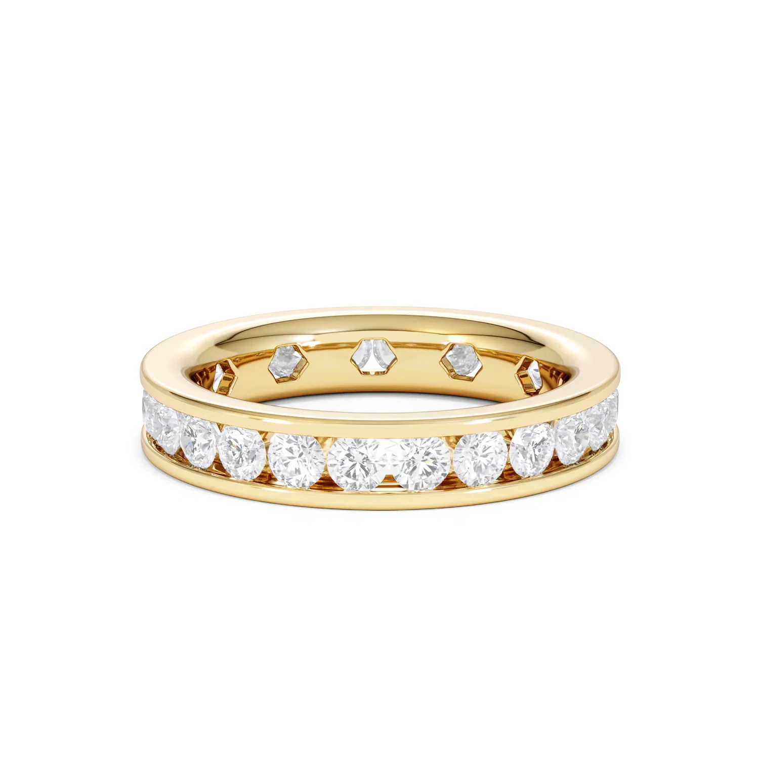 Diamond Eternity Ring Rae Channel Set 2.00ct H/Si in 18K Gold - Image 50