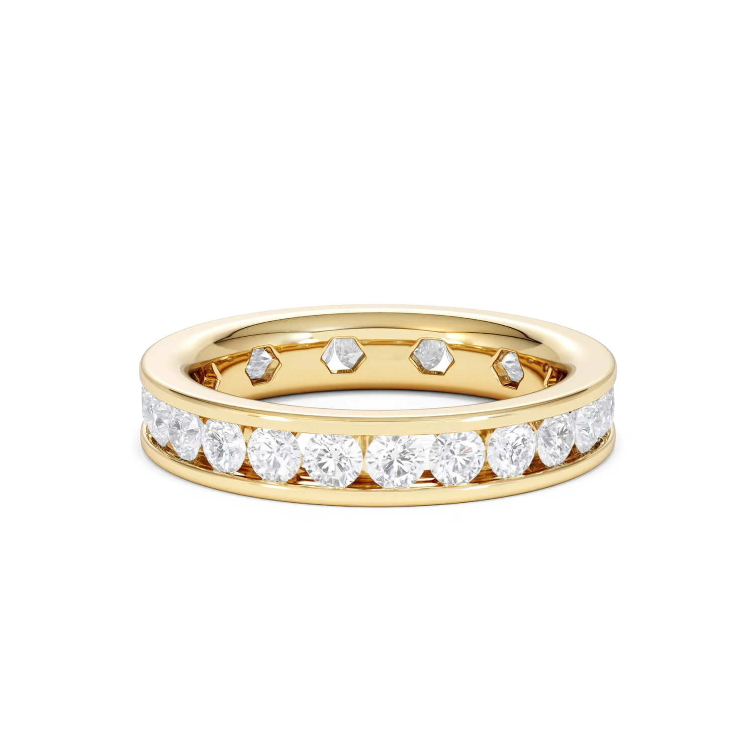 Diamond Eternity Ring Rae Channel Set 2.00ct H/Si in 18K Gold - Image 52