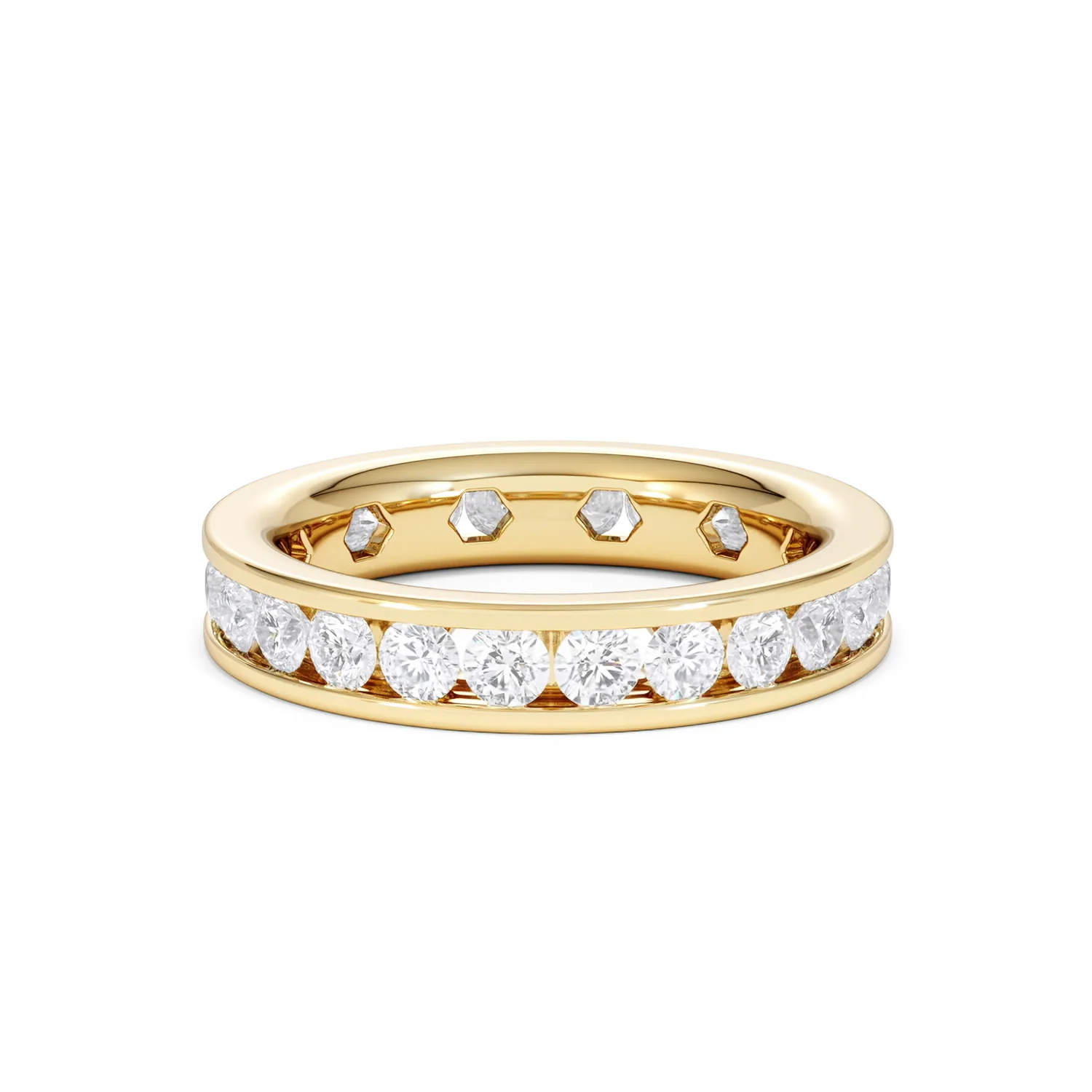 Diamond Eternity Ring Rae Channel Set 2.00ct H/Si in 18K Gold - Image 53