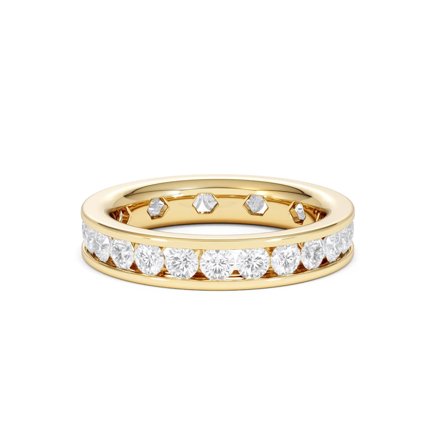 Diamond Eternity Ring Rae Channel Set 2.00ct H/Si in 18K Gold - Image 71