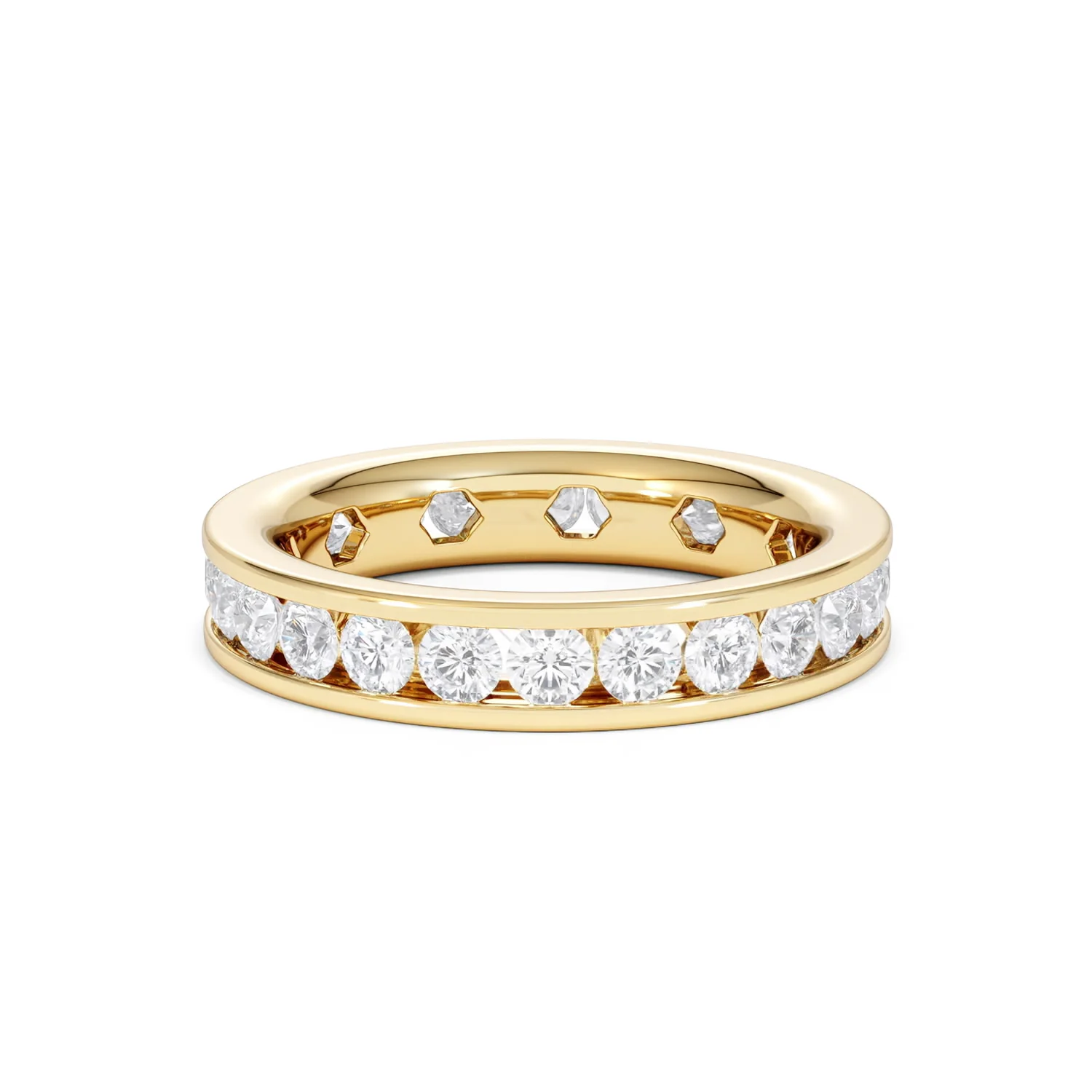 Diamond Eternity Ring Rae Channel Set 2.00ct H/Si in 18K Gold - Image 81