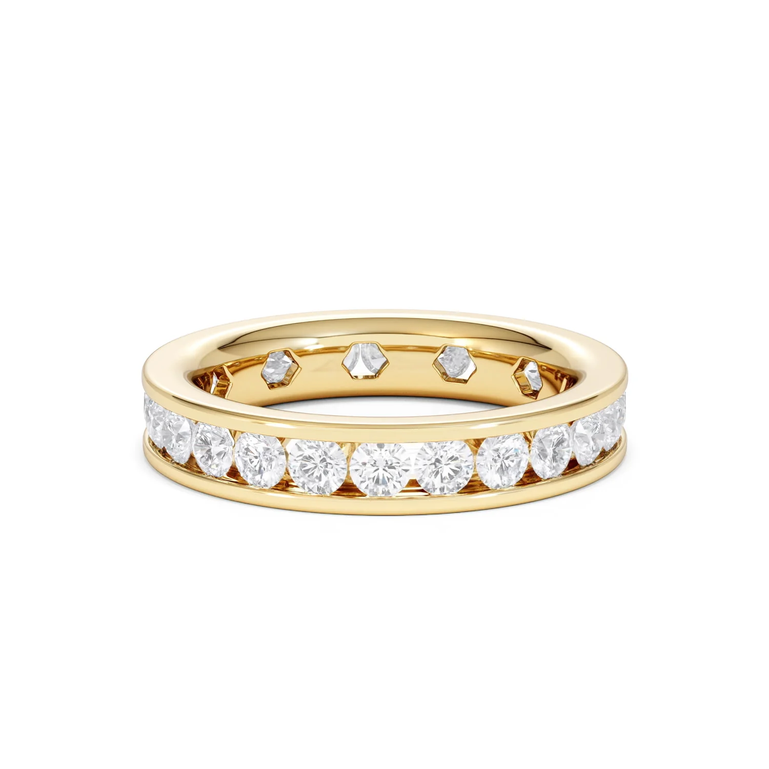 Diamond Eternity Ring Rae Channel Set 2.00ct H/Si in 18K Gold - Image 84