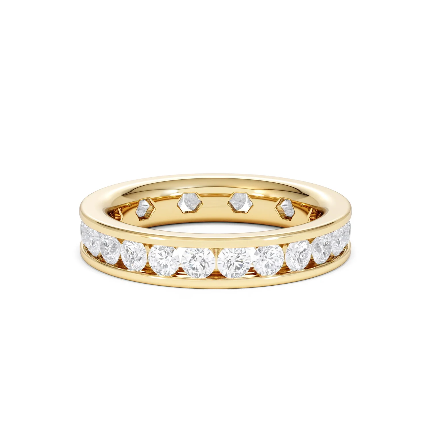 Diamond Eternity Ring Rae Channel Set 2.00ct H/Si in 18K Gold - Image 86