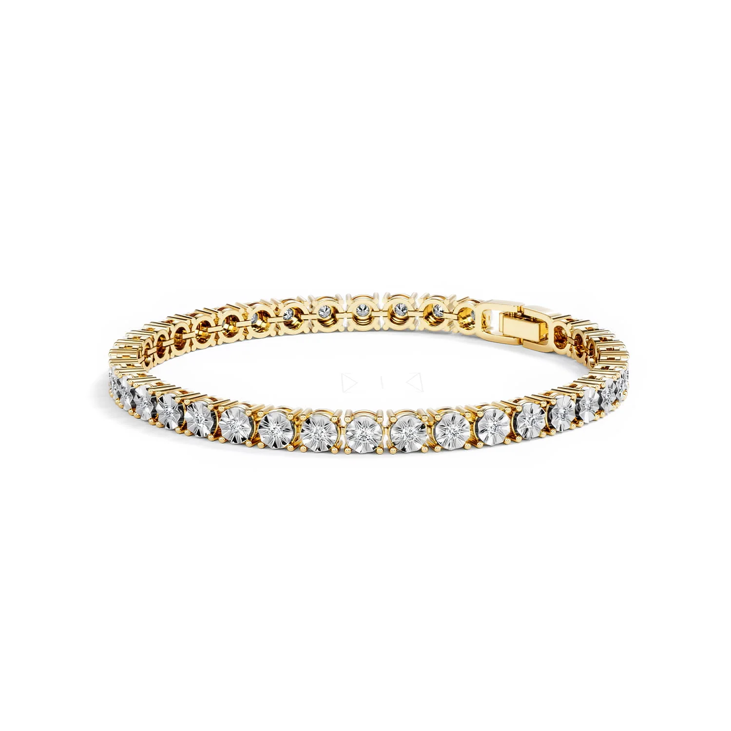 Brilliance Lab Diamond Set 1.00ct Tennis Bracelet in 18K Gold Vermeil - Image 79