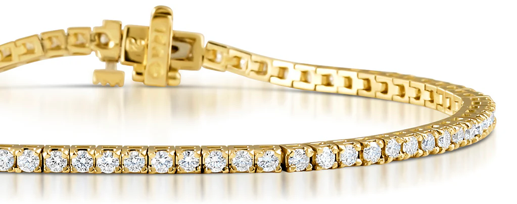 Diamond Tennis Bracelet 18K Gold Chloe 2.00ct G/Vs - Image 3