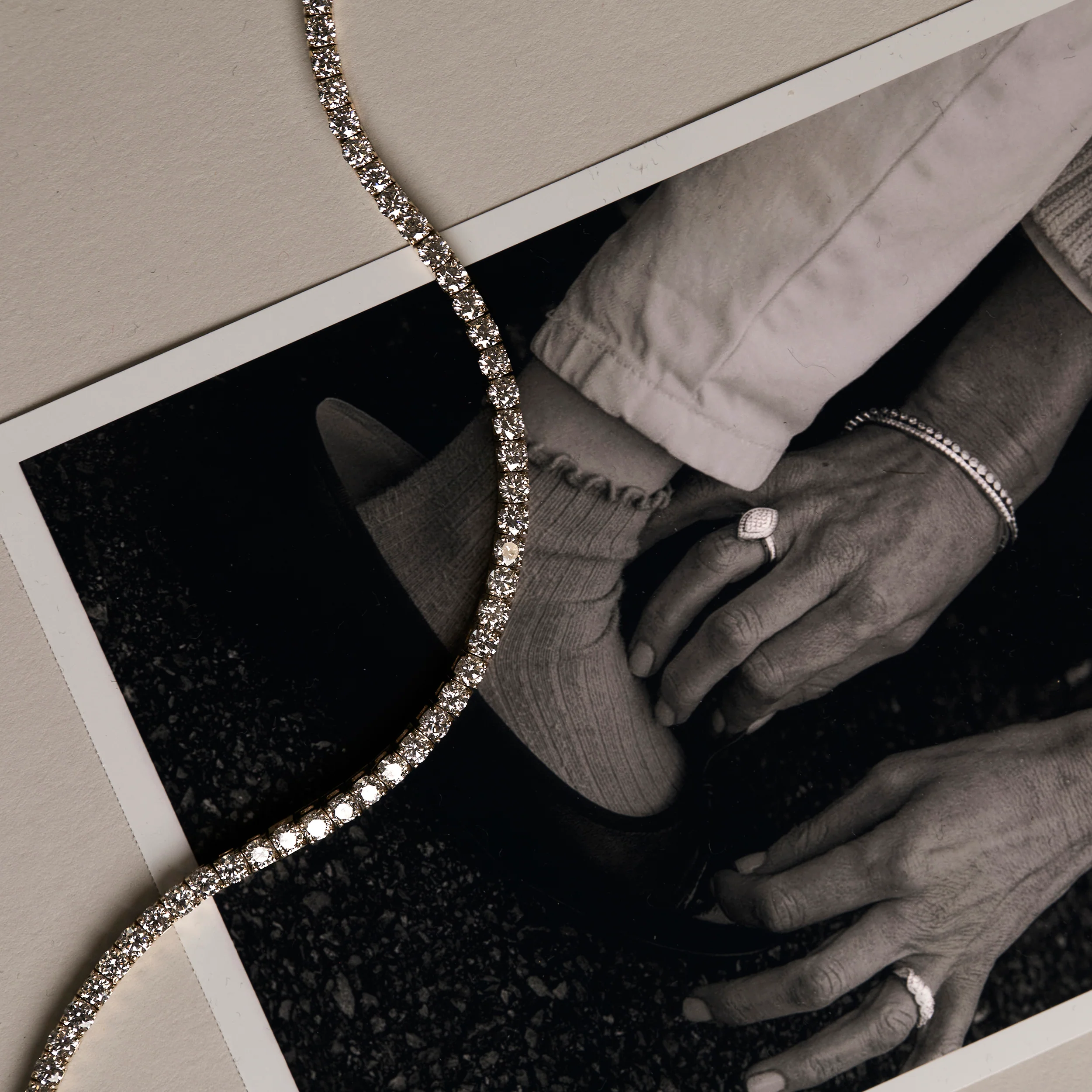 Diamond Tennis Bracelet 18K Gold Chloe 6.00ct G/Vs - Image 4